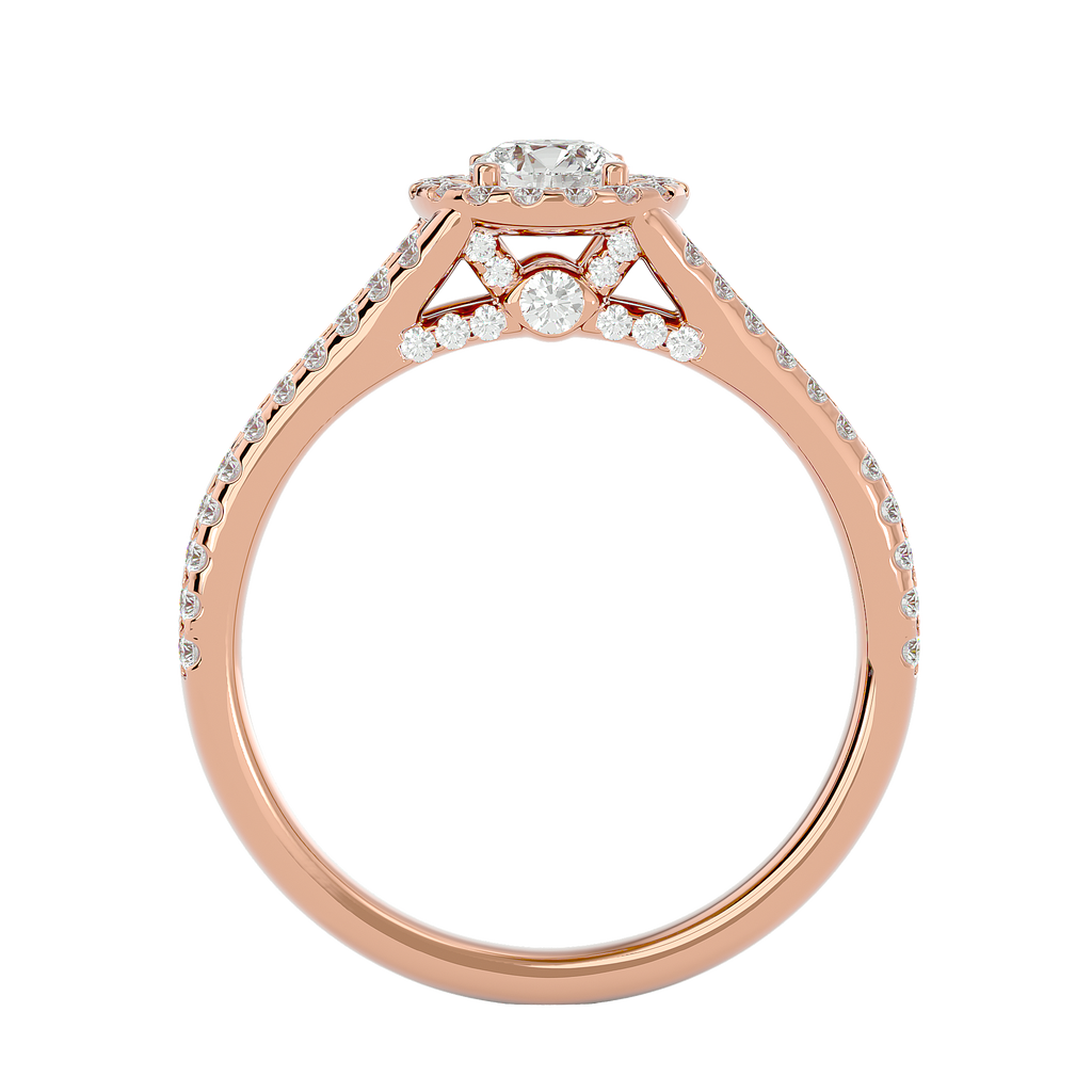 Mason Diamond Halo Ring