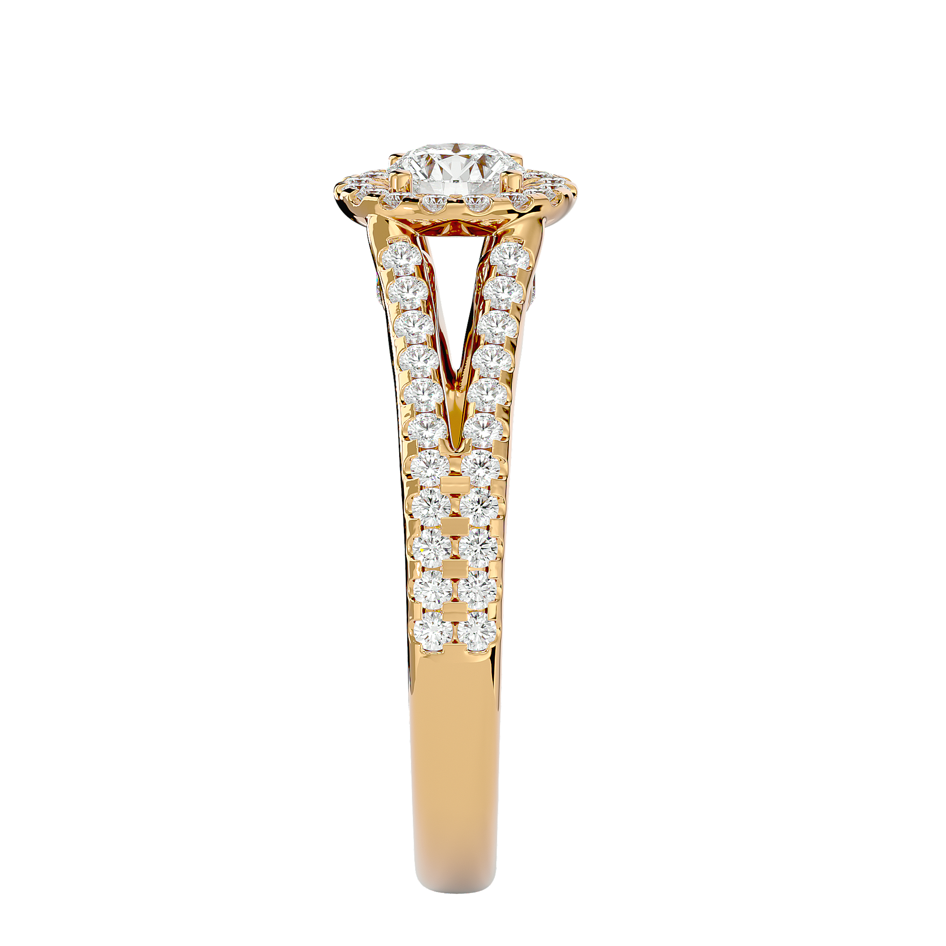 Mason Diamond Halo Ring