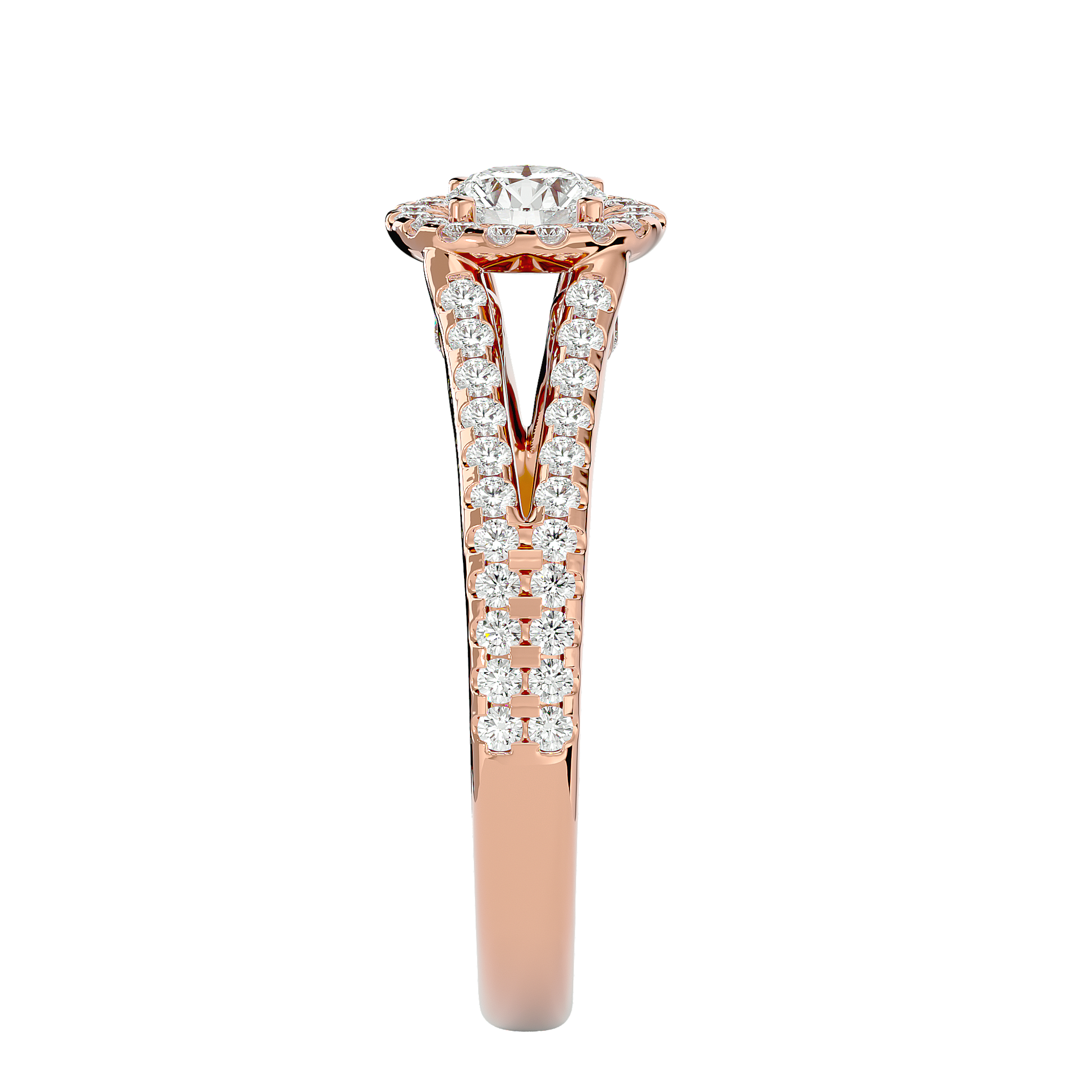 Mason Diamond Halo Ring