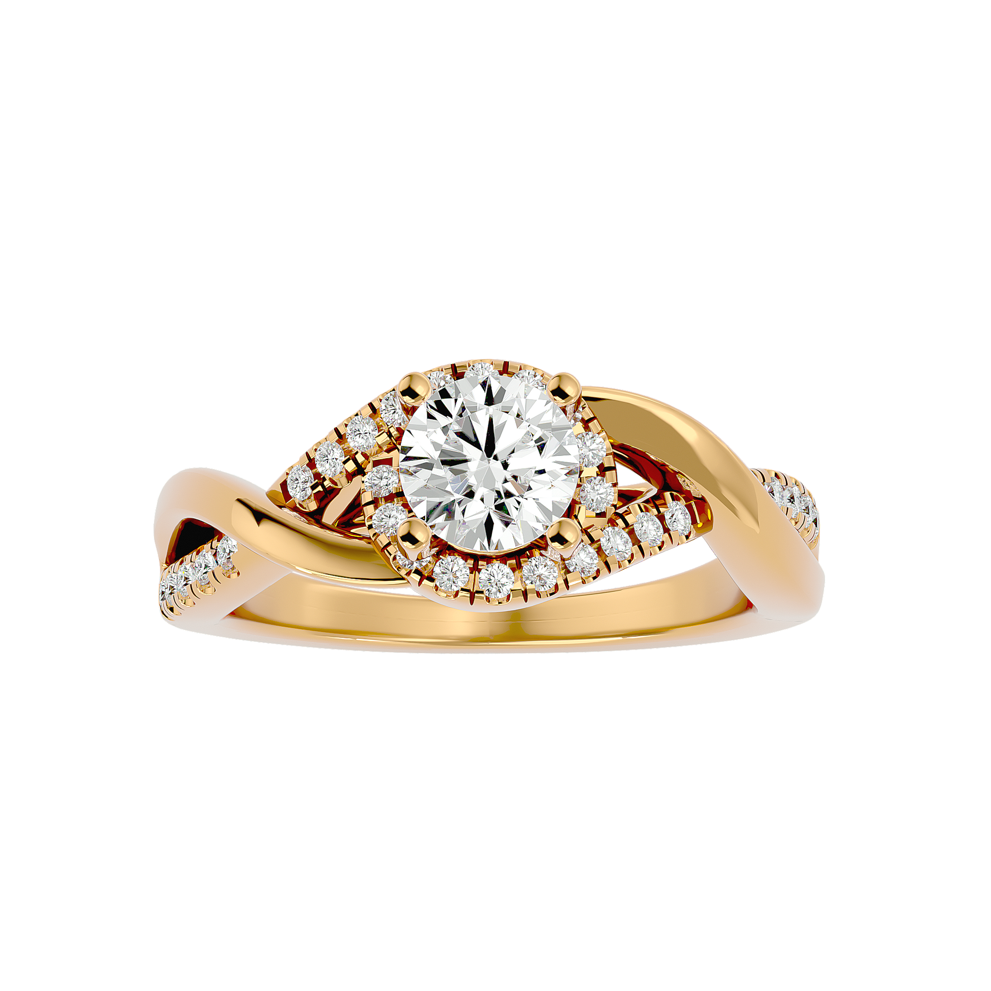 Ophelia Diamond Halo Ring