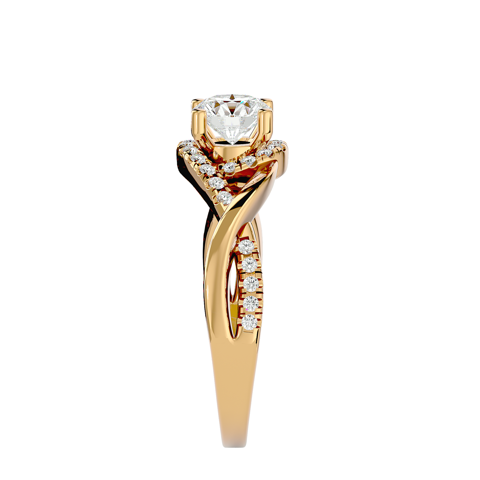 Ophelia Diamond Halo Ring