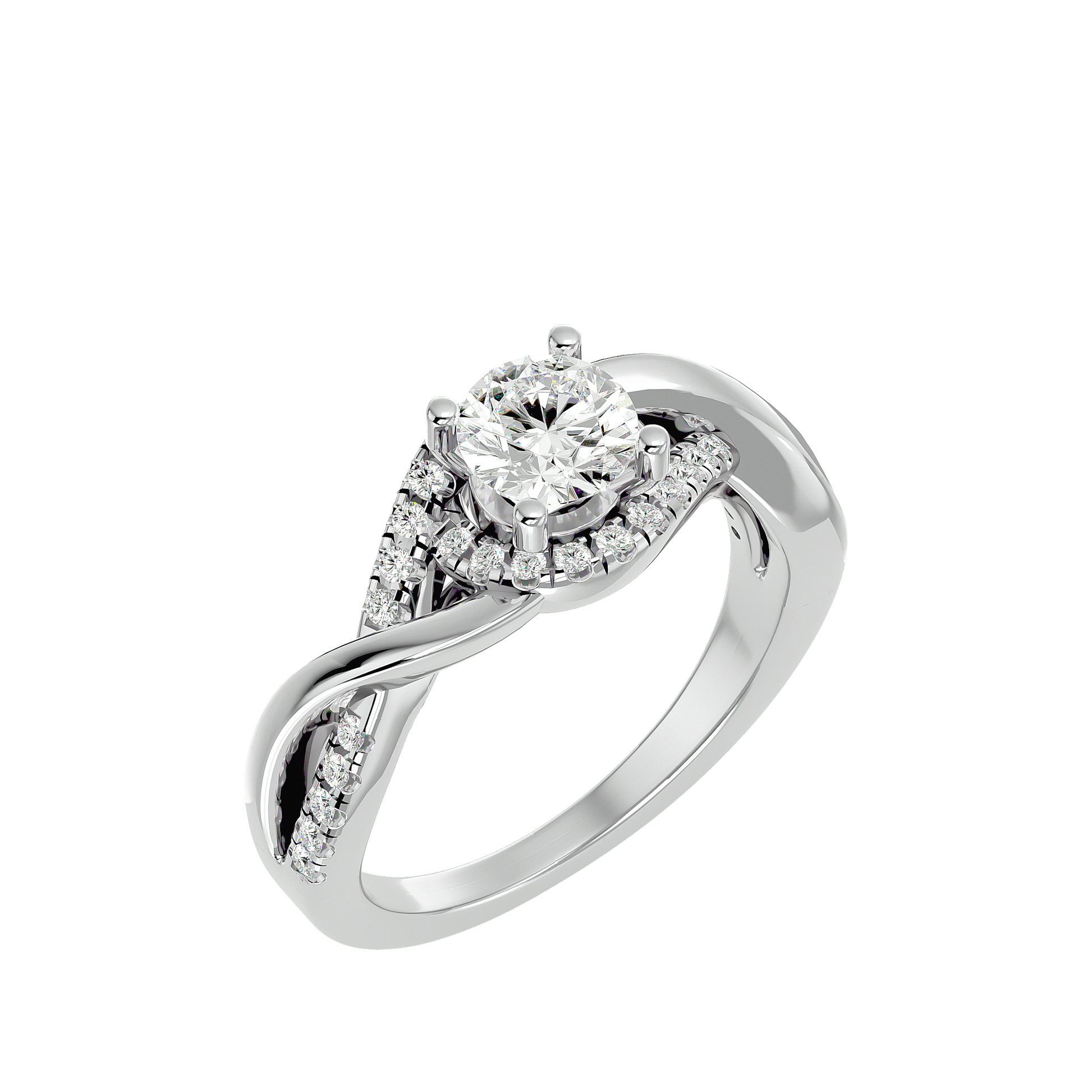 Ophelia Diamond Halo Ring