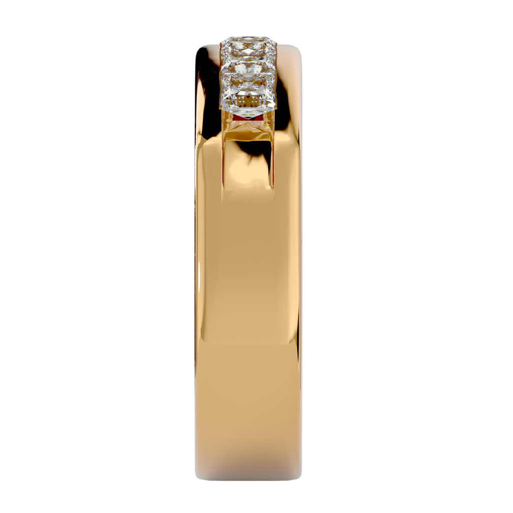 Ella Diamond Mens Studded Ring