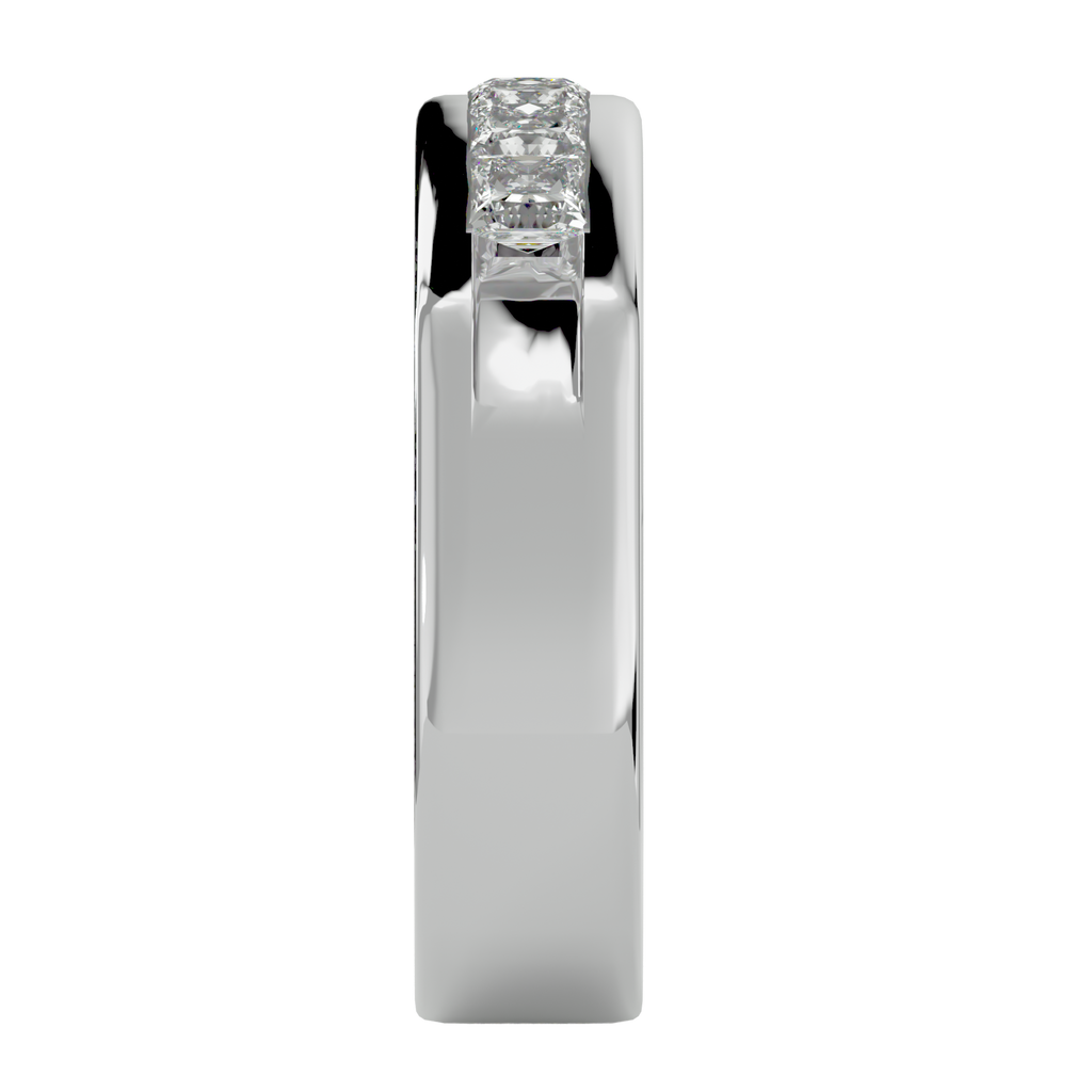 Ella Diamond Mens Studded Ring