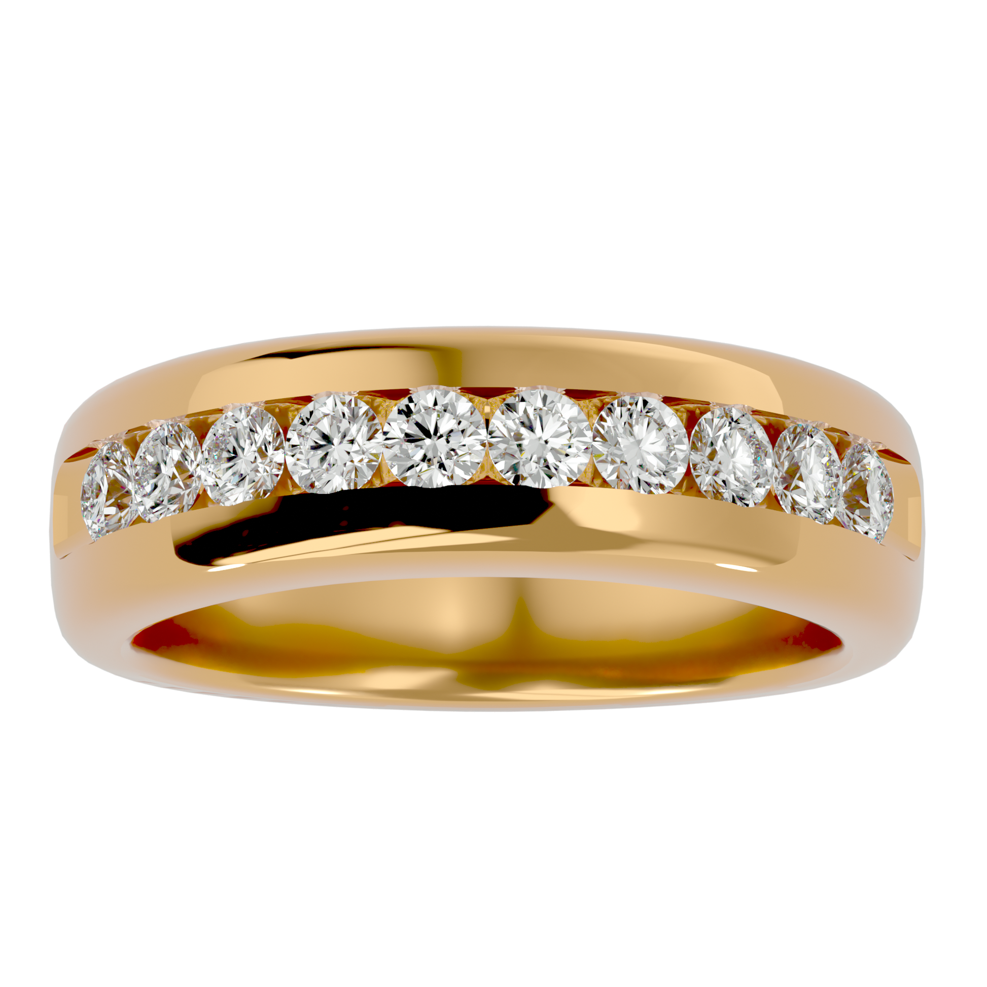 Marvel Diamond Mens Studded Ring