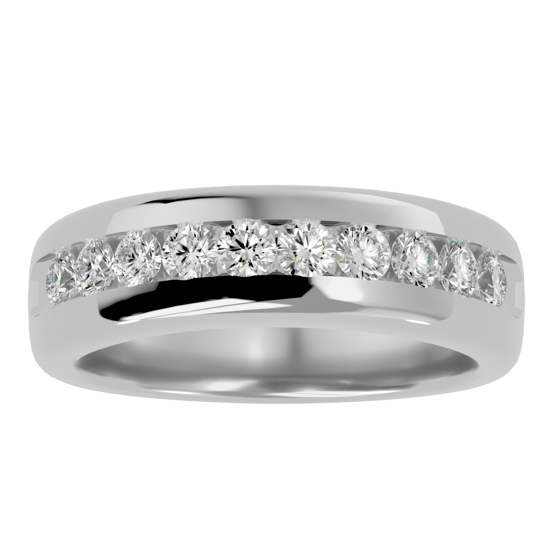 Marvel Diamond Mens Studded Ring