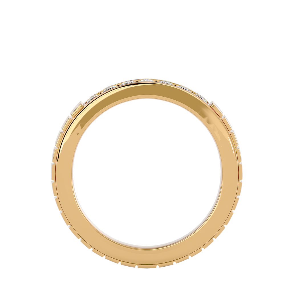 Meredith Diamond Mens Studded Ring