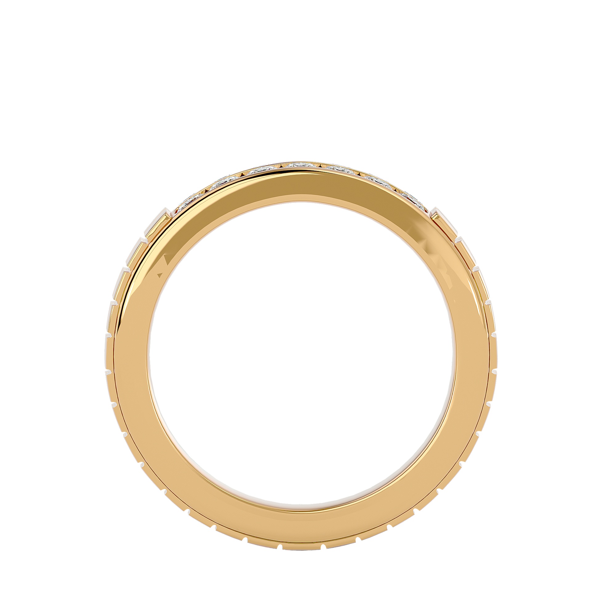 Meredith Diamond Mens Studded Ring