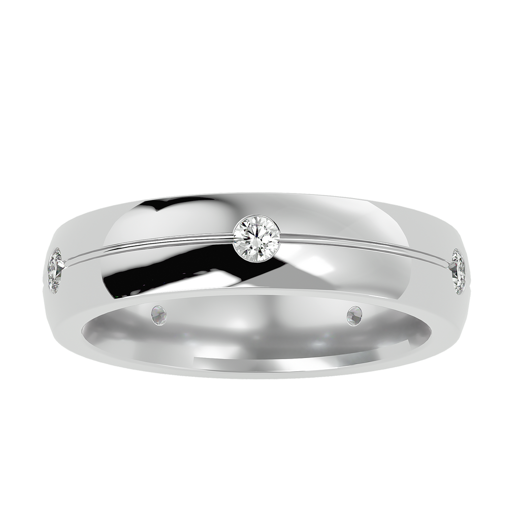 Margot Diamond Mens Studded Ring
