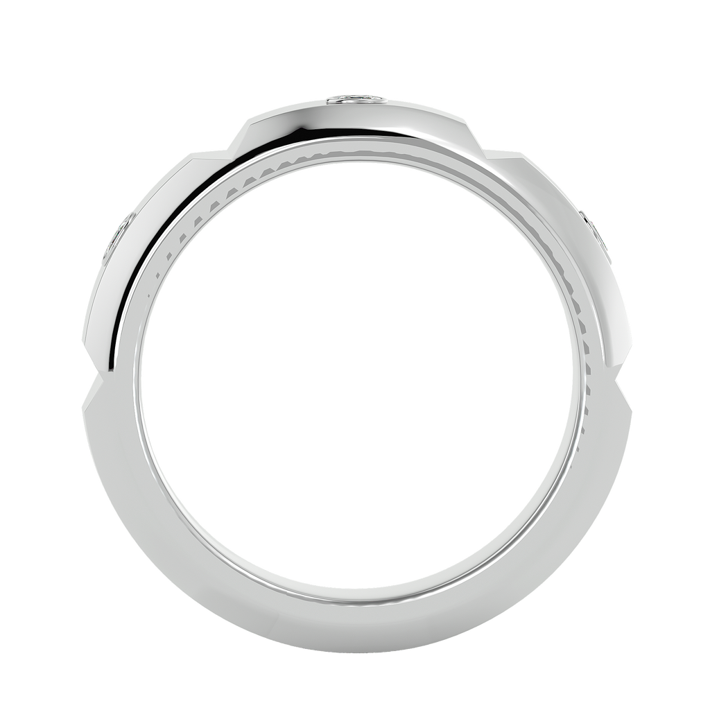 Verve Diamond Mens Studded Ring