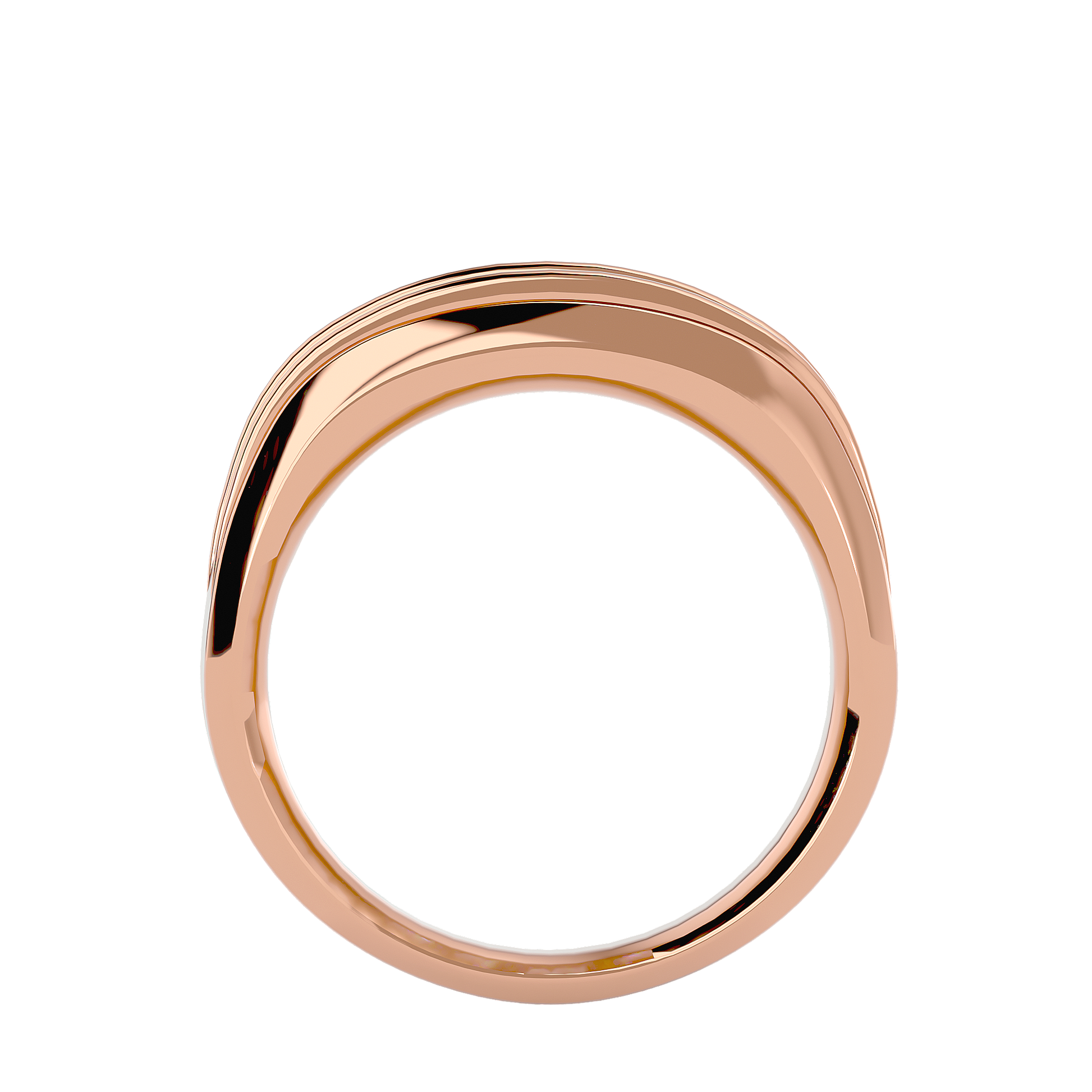 Melrose Diamond Mens Studded Ring