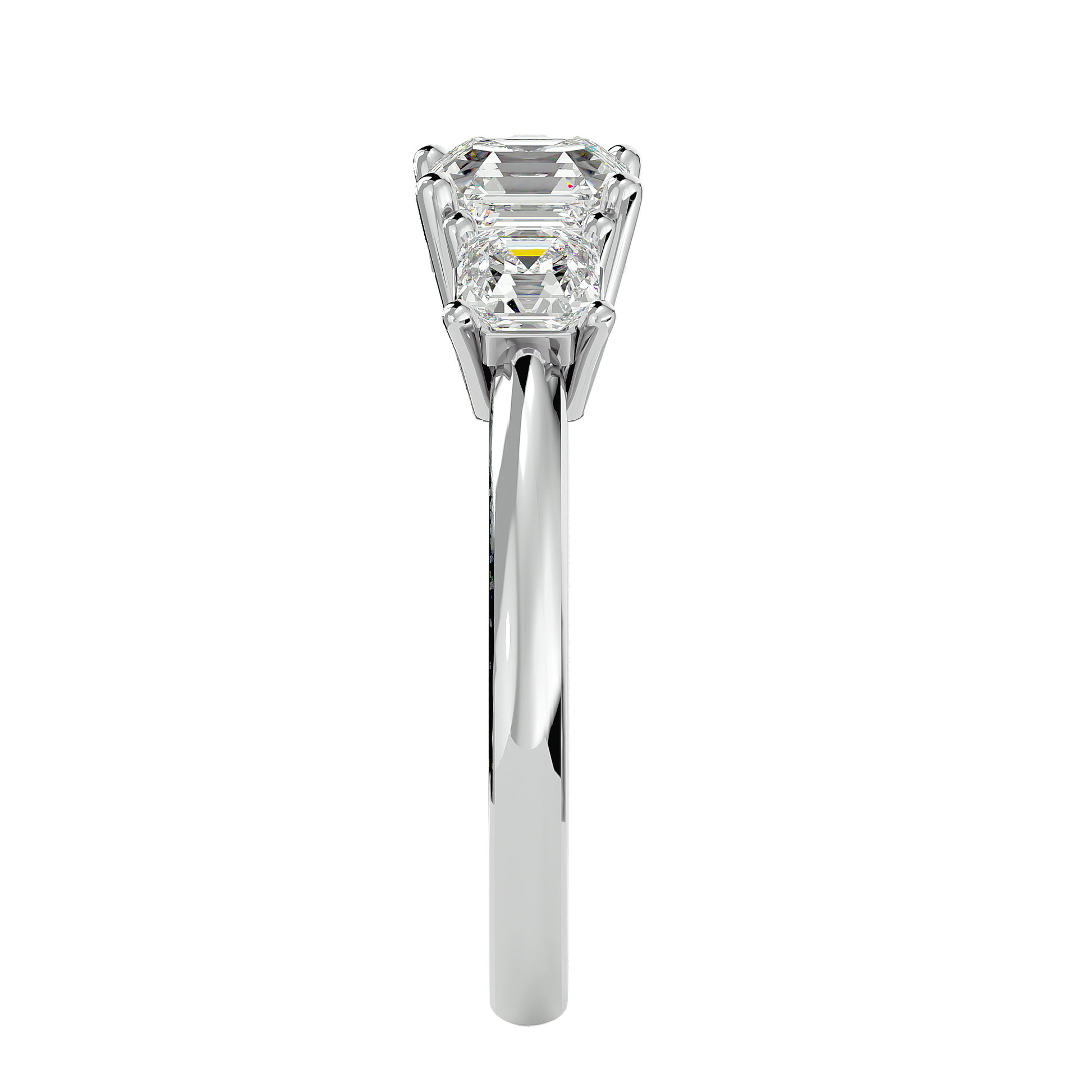 Valery Lab Grown Three-Stone Diamond Ring – Graceful & Sustainable