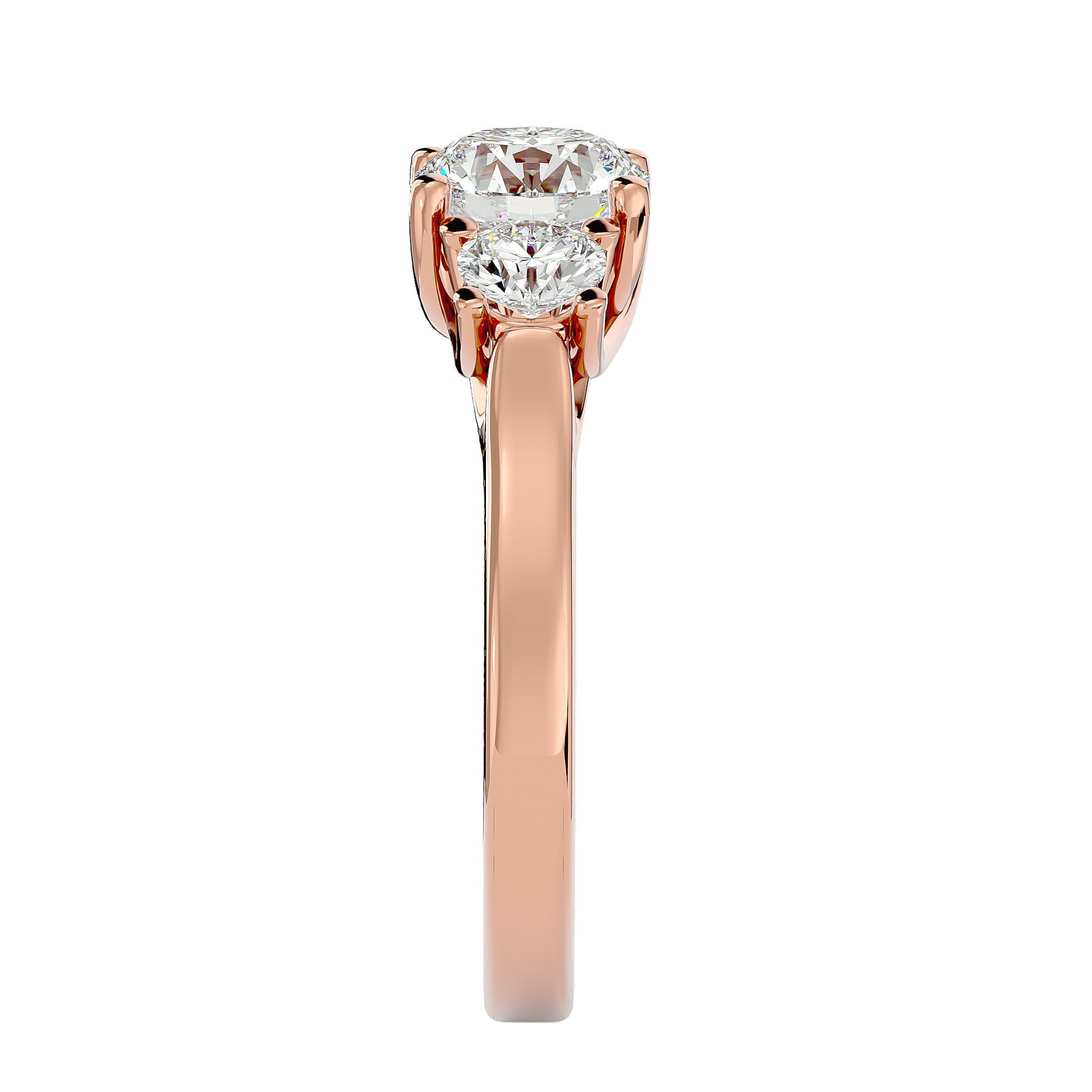 Taliyah Lab Grown Three-Stone Diamond Ring – Timeless & Ethical Beauty