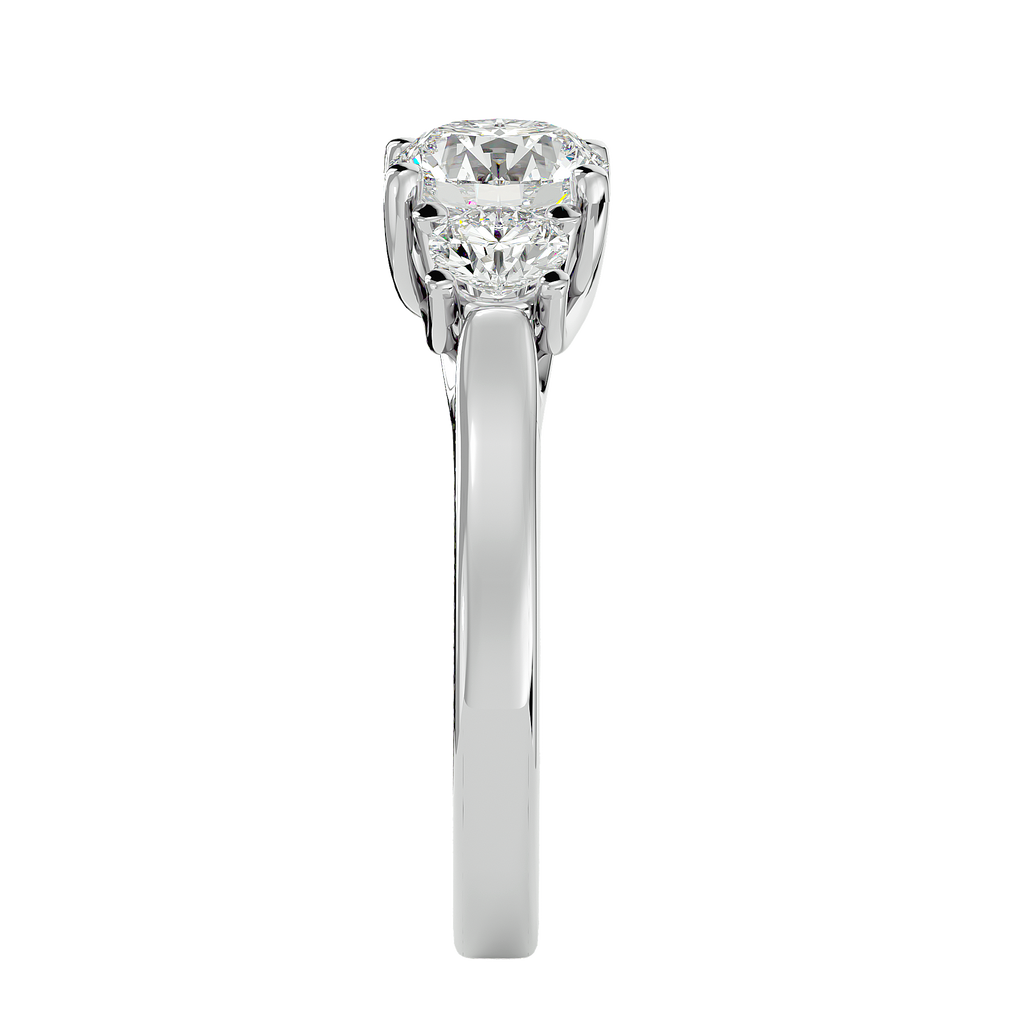 Taliyah Lab Grown Three-Stone Diamond Ring – Timeless & Ethical Beauty
