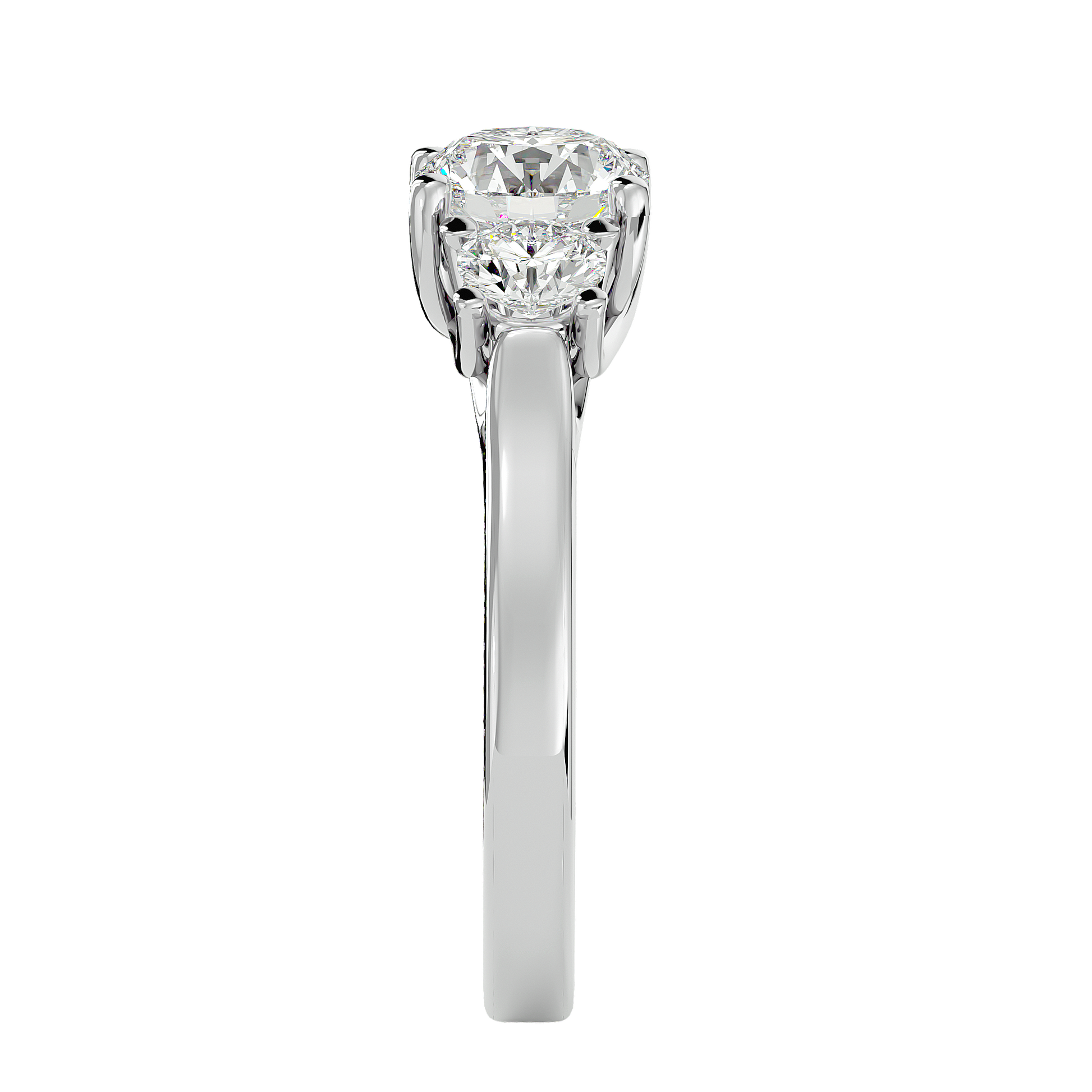Taliyah Lab Grown Three-Stone Diamond Ring – Timeless & Ethical Beauty