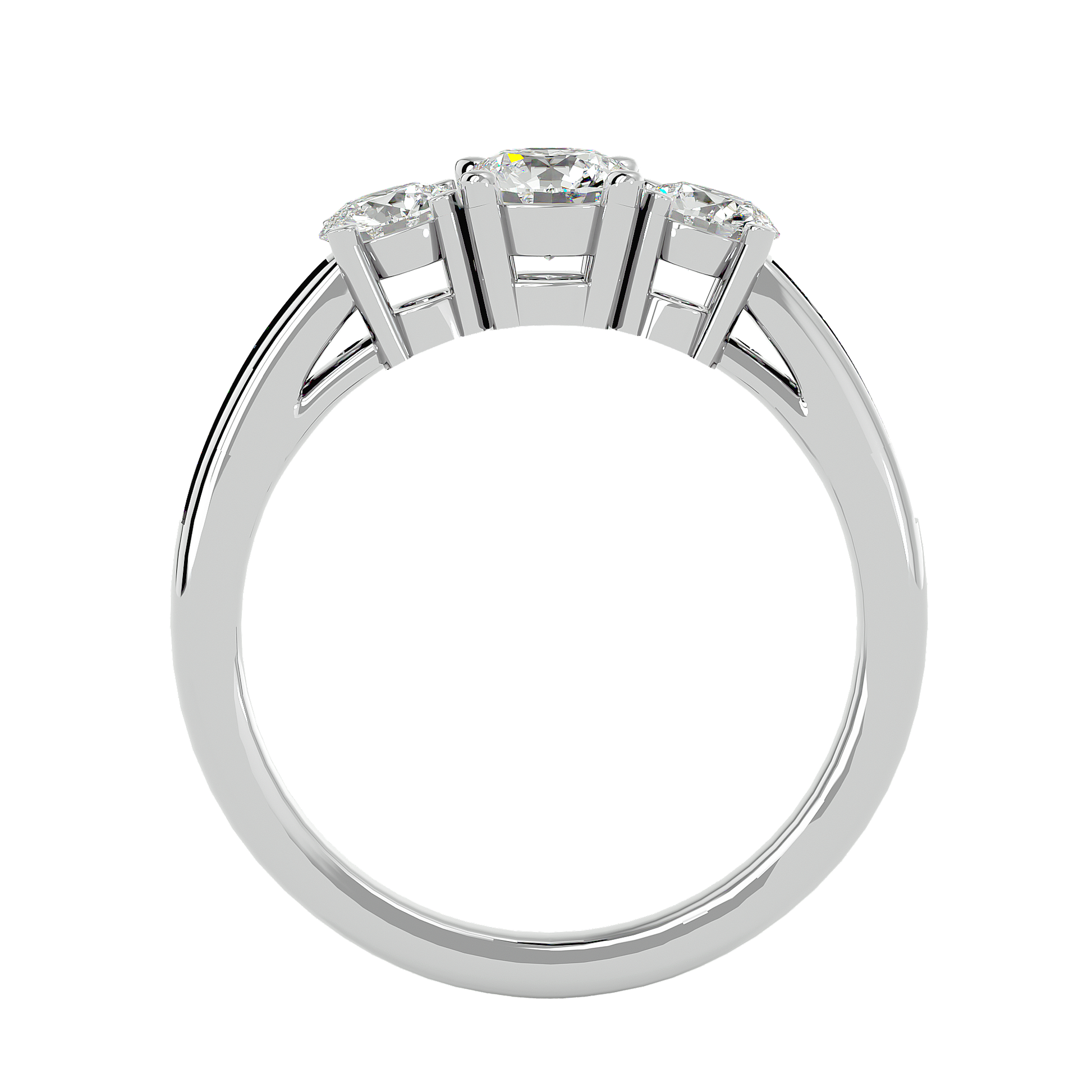 Vada Lab Grown Three-Stone Diamond Ring – Ethical & Elegant Choice