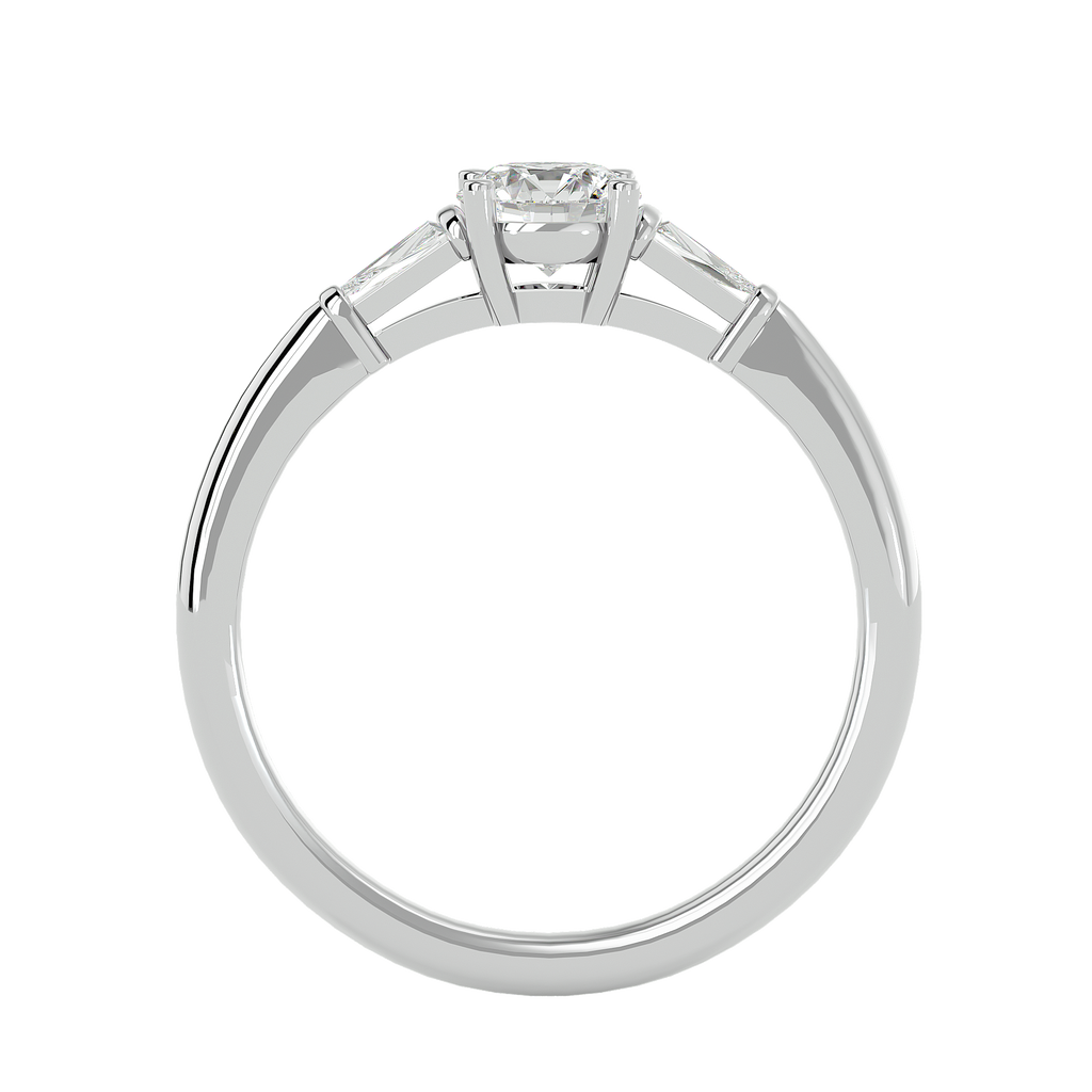Jana Lab Grown Three-Stone Diamond Ring – Modern Elegance, Ethically Made