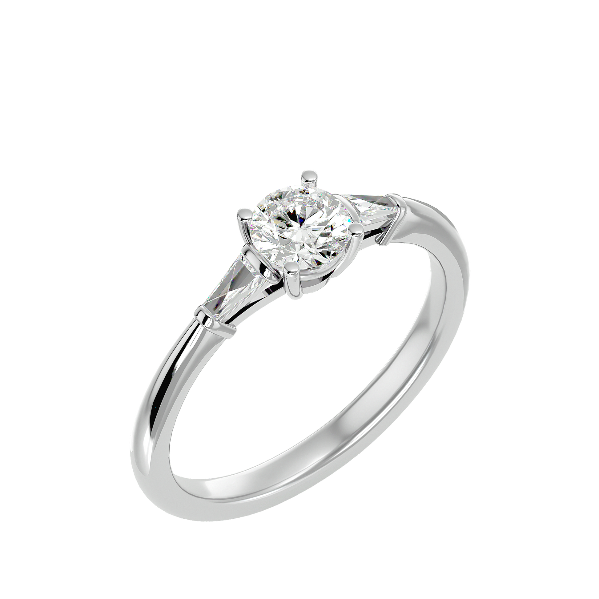 Jana Lab Grown Three-Stone Diamond Ring – Modern Elegance, Ethically Made