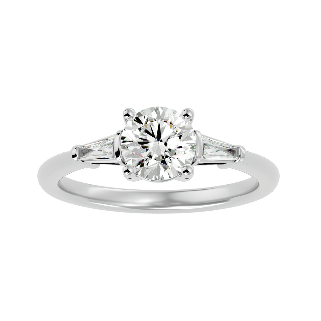 Ann Lab Grown Three-Stone Diamond Ring – Minimal, Elegant & Ethical