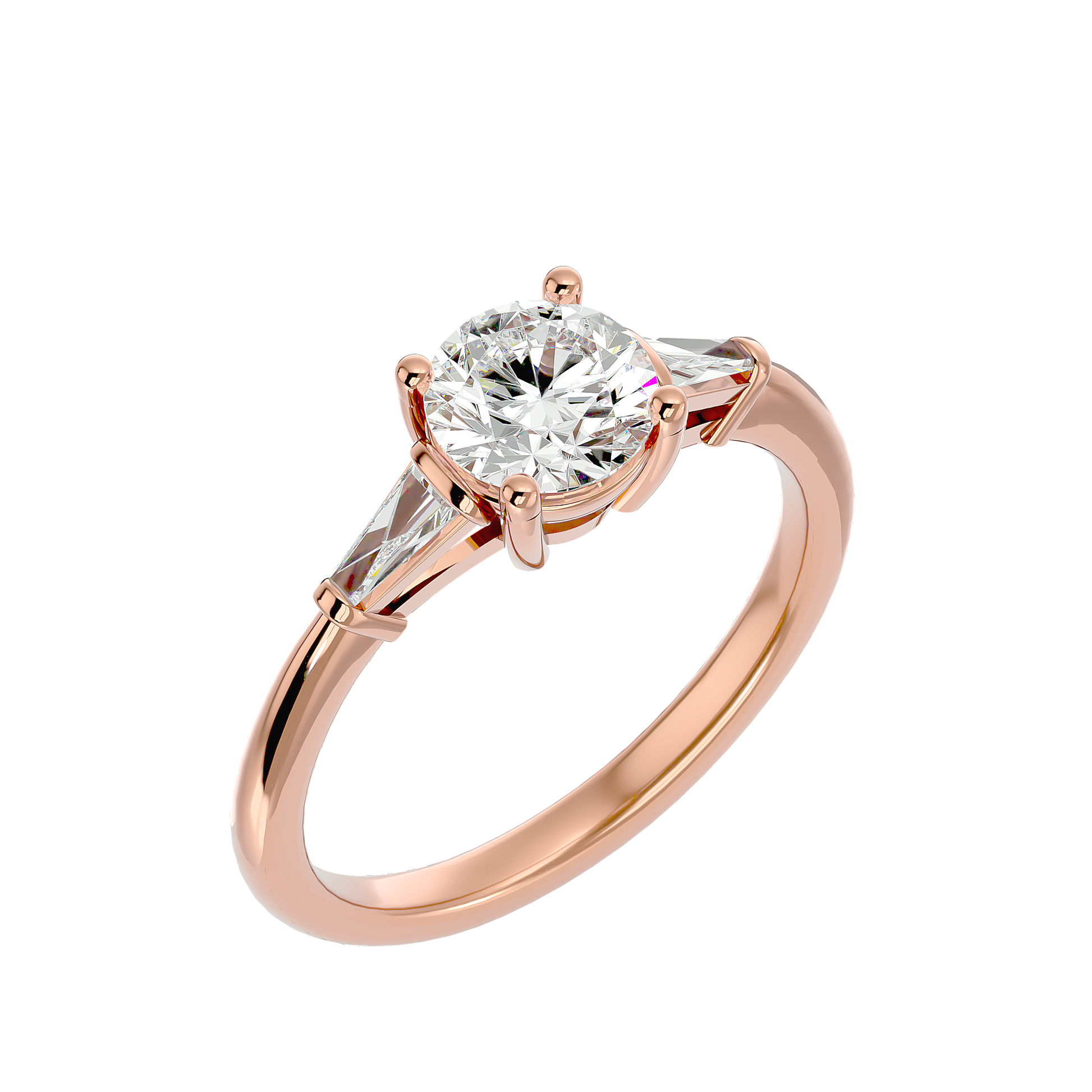 Ann Lab Grown Three-Stone Diamond Ring – Minimal, Elegant & Ethical