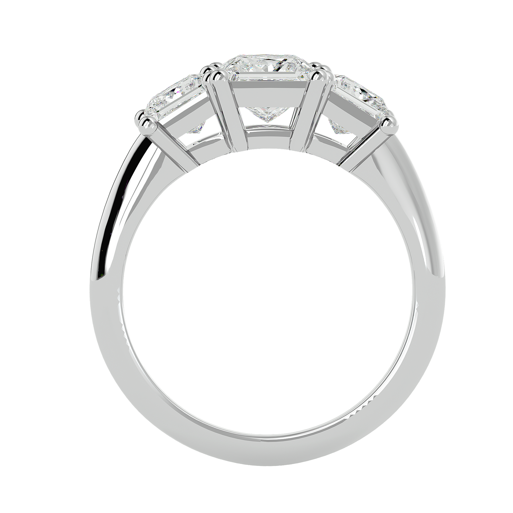 Emmarie Lab Grown Diamond Three-Stone Ring – Sustainable Sparkle