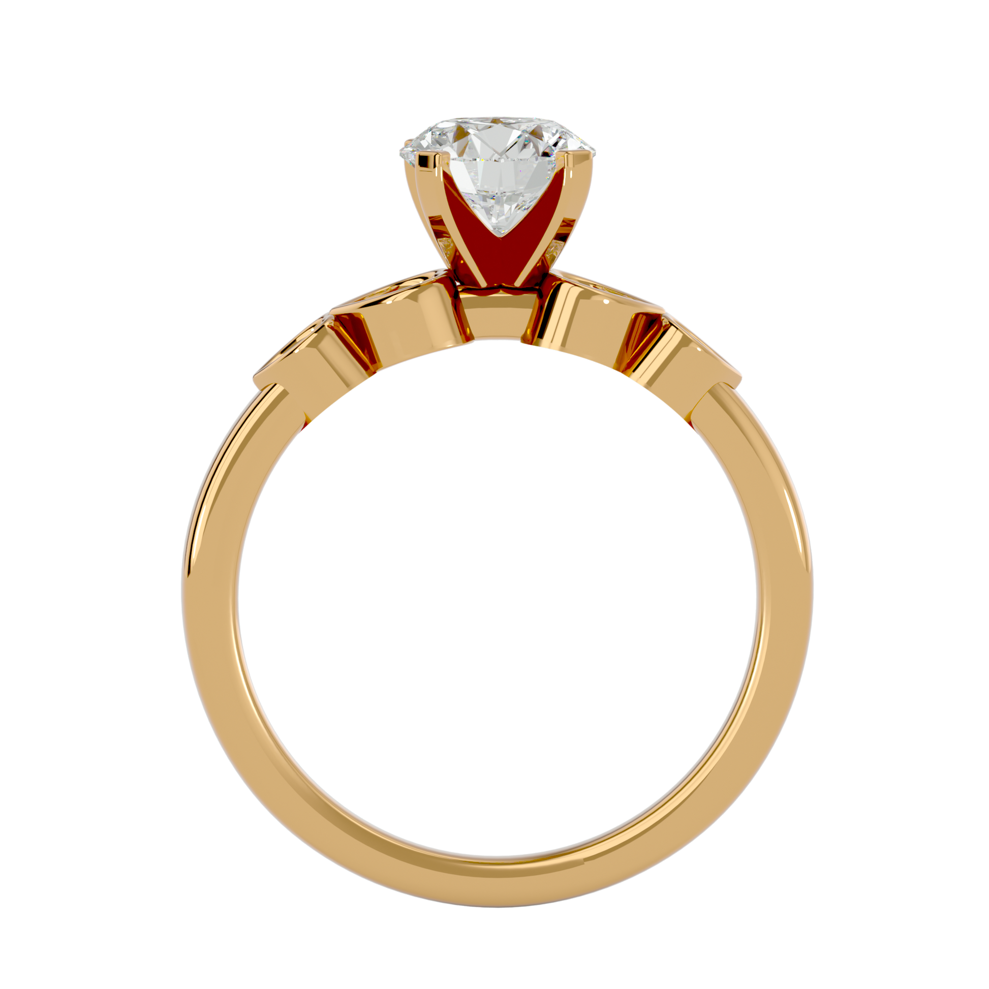 Hazel Diamond Solitaire Ring