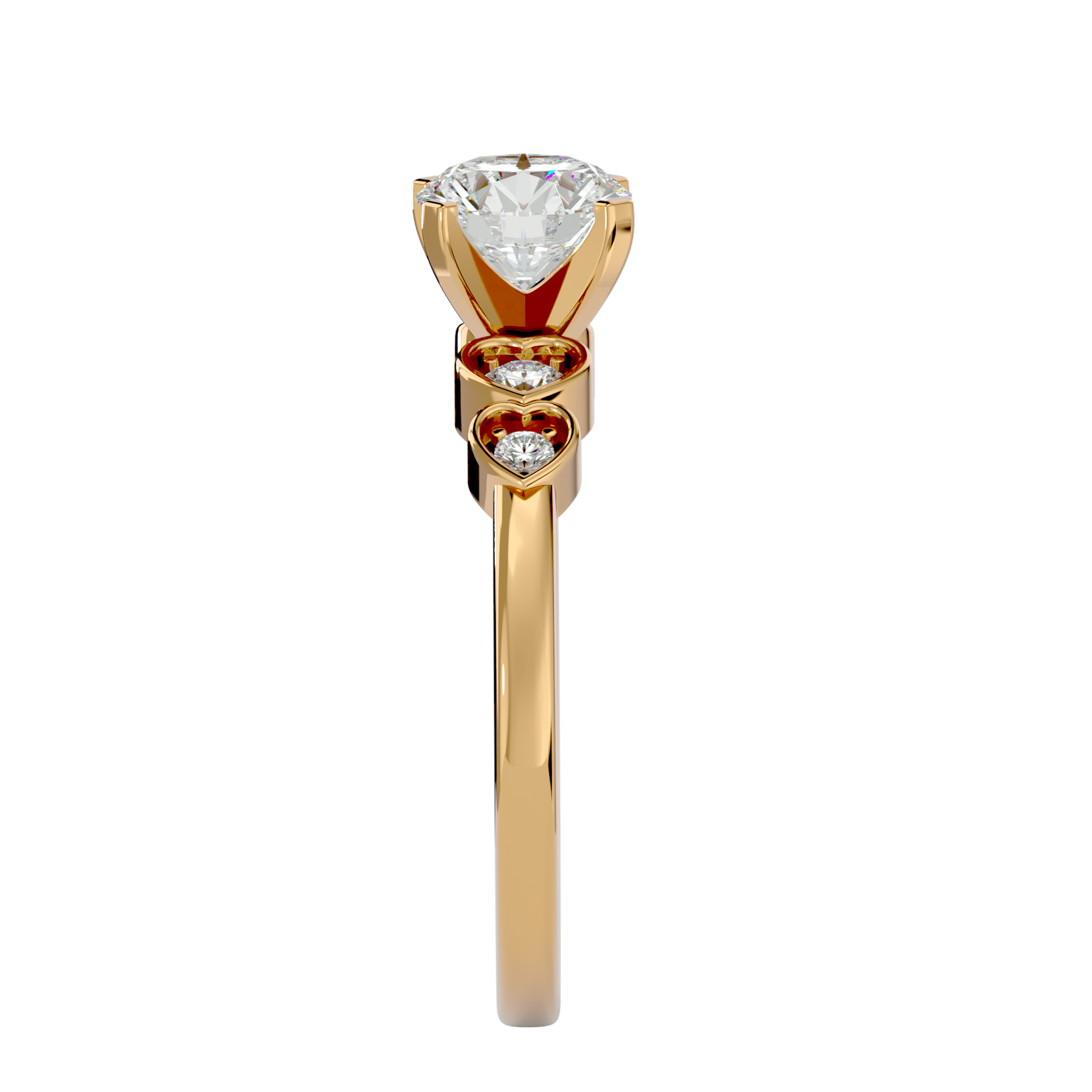 Hazel Diamond Solitaire Ring