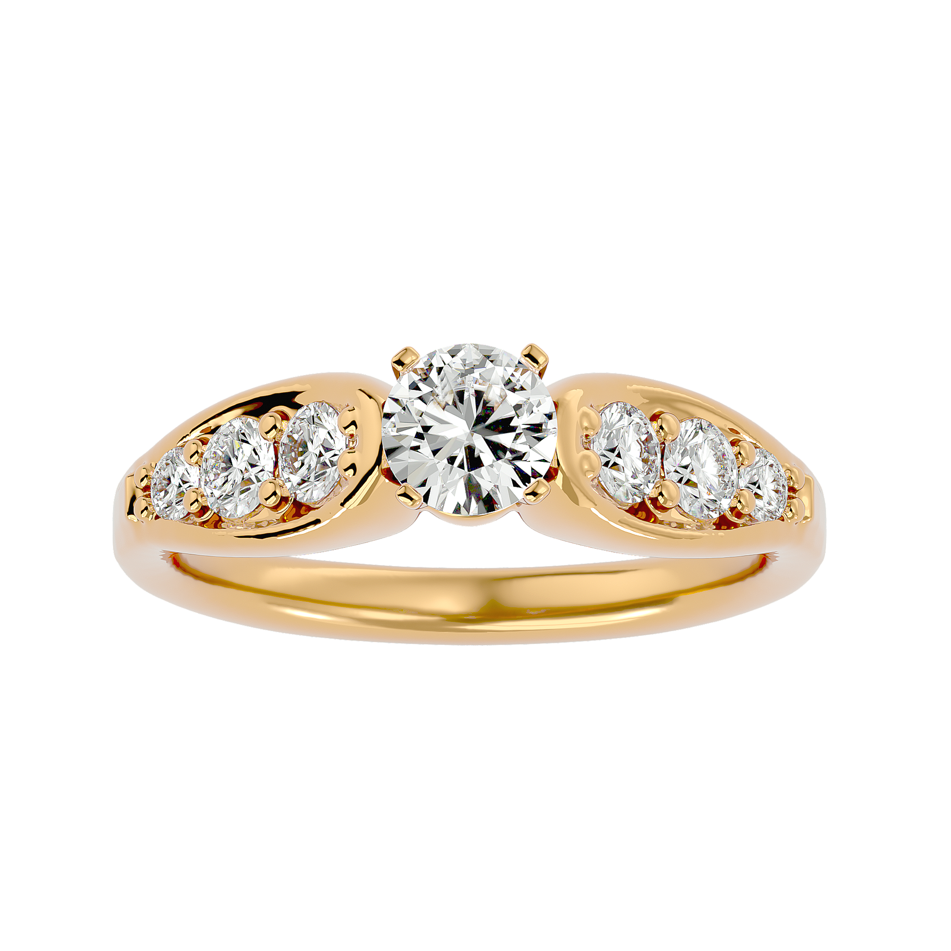 Violet Lab Grown Diamond Solitaire Ring – Elegant & Ethical Sparkle