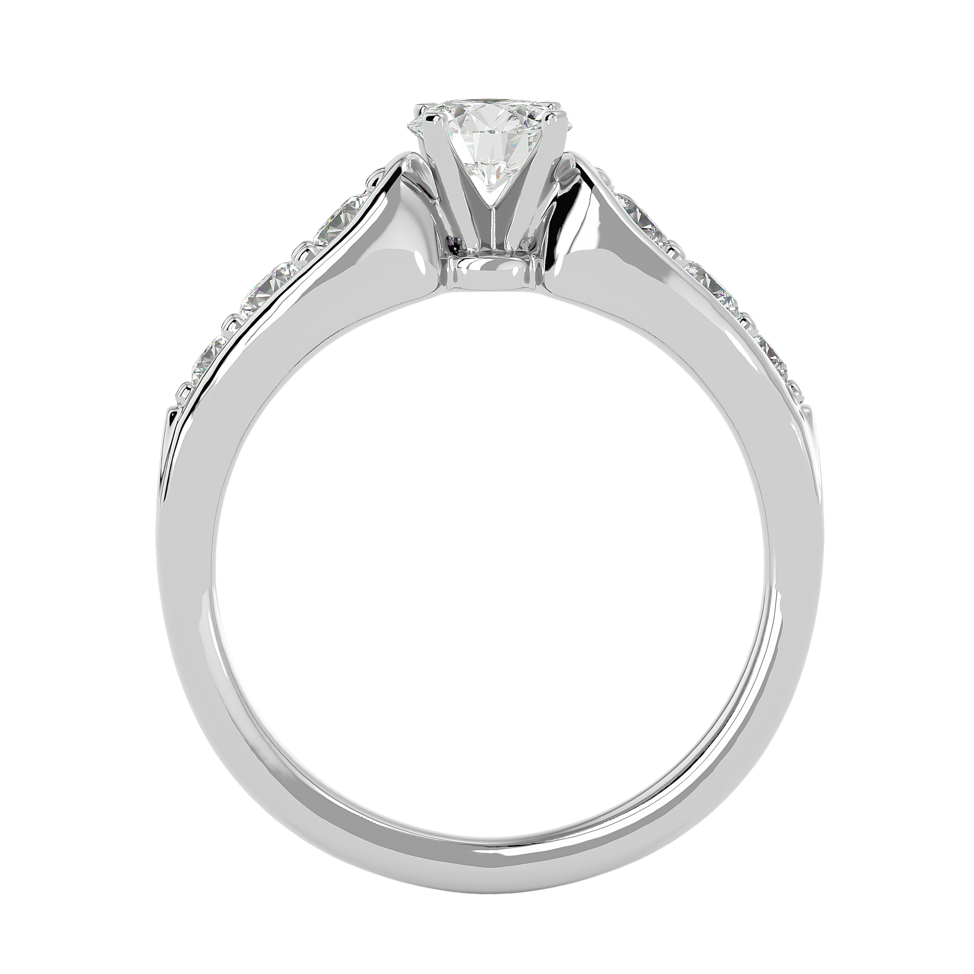 Violet Lab Grown Diamond Solitaire Ring – Elegant & Ethical Sparkle