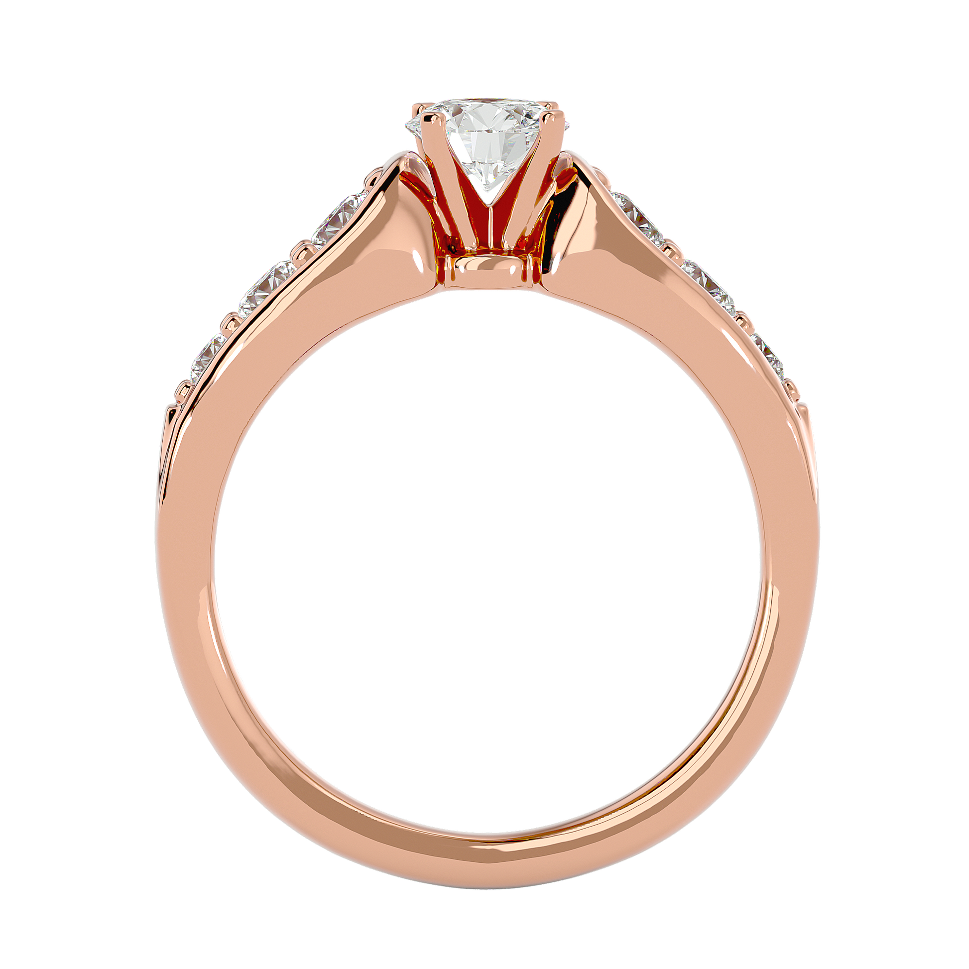 Violet Lab Grown Diamond Solitaire Ring – Elegant & Ethical Sparkle