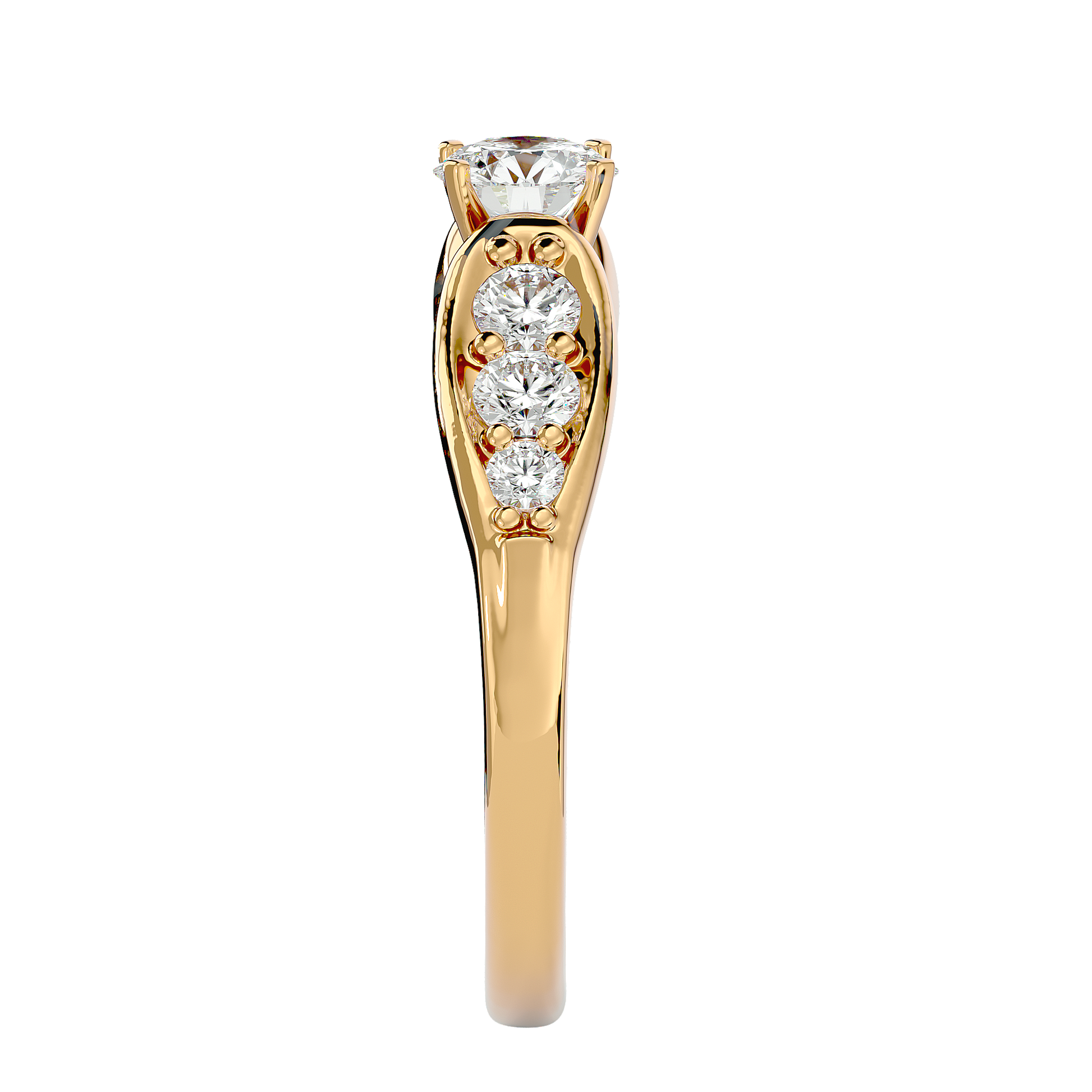 Violet Lab Grown Diamond Solitaire Ring – Elegant & Ethical Sparkle