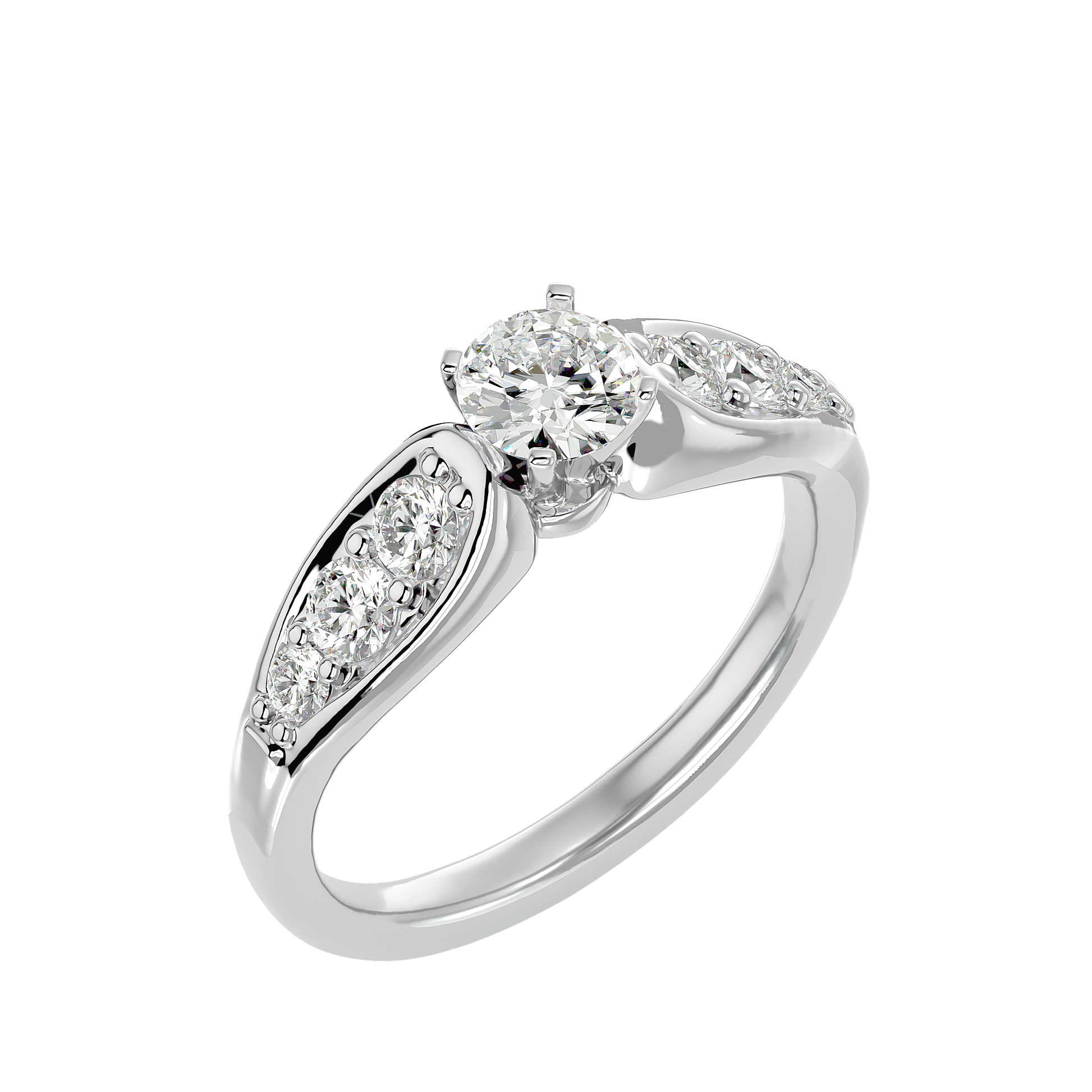 Violet Lab Grown Diamond Solitaire Ring – Elegant & Ethical Sparkle