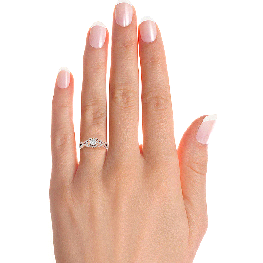 Victoria Diamond Halo Ring