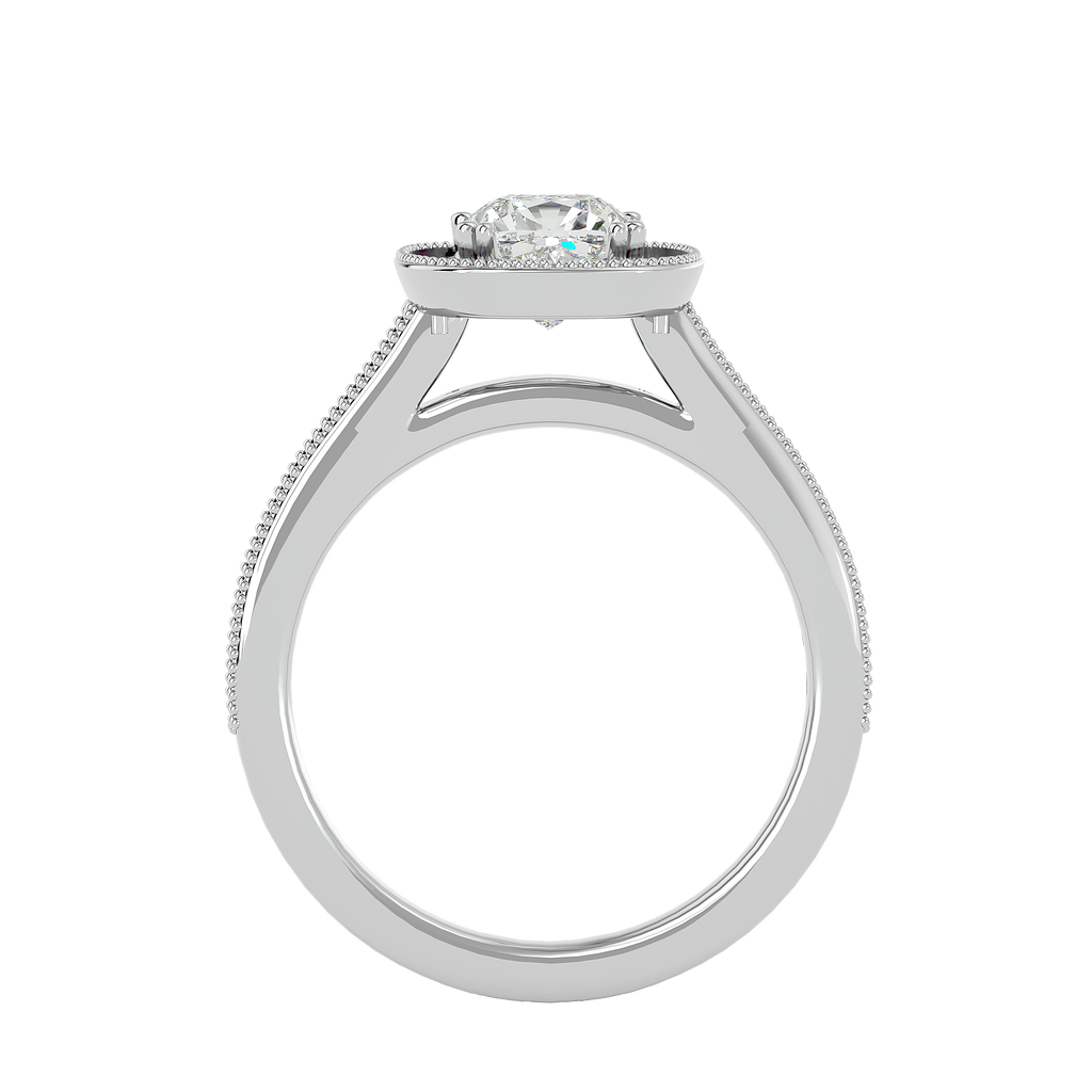 Daisy Diamond Halo Ring