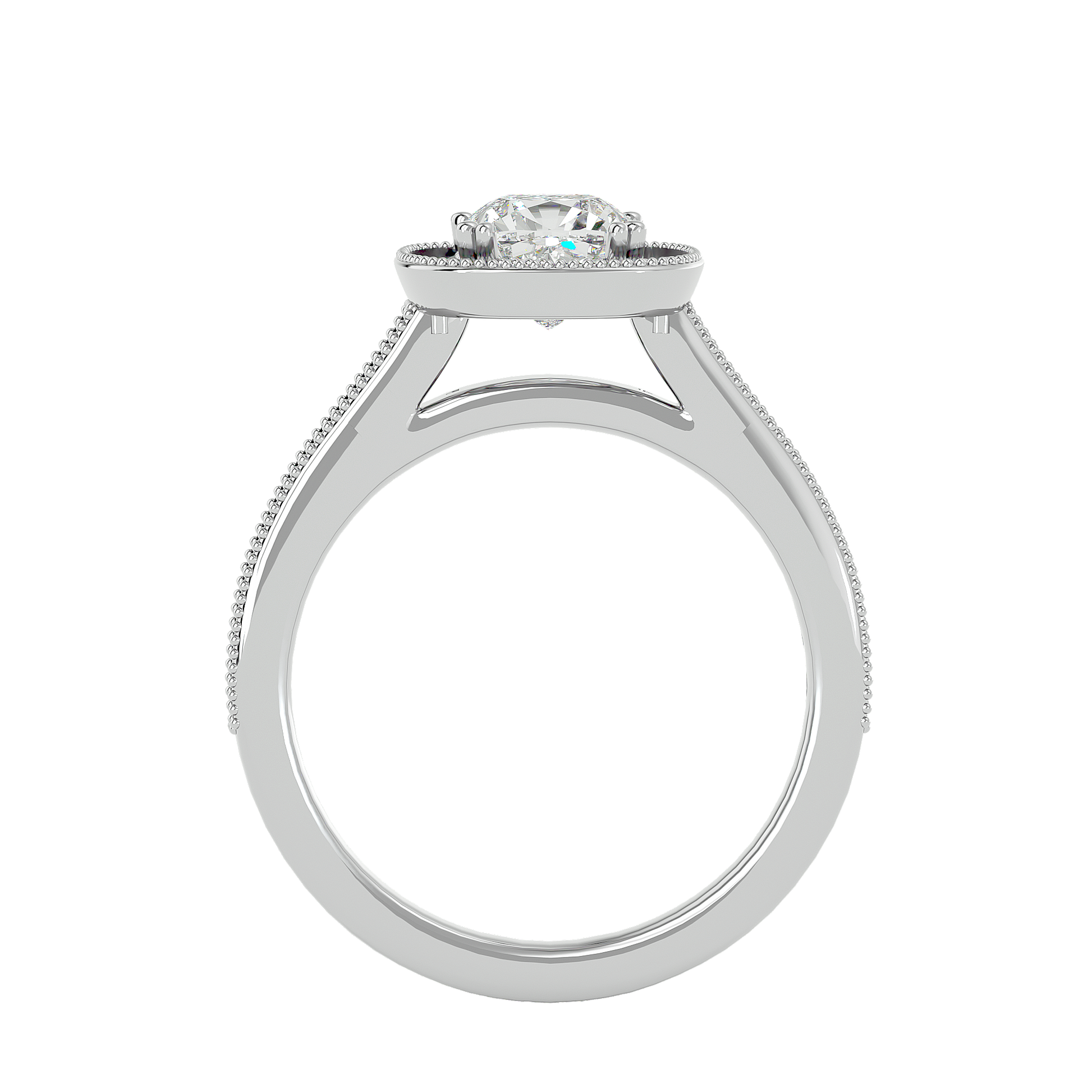 Daisy Diamond Halo Ring