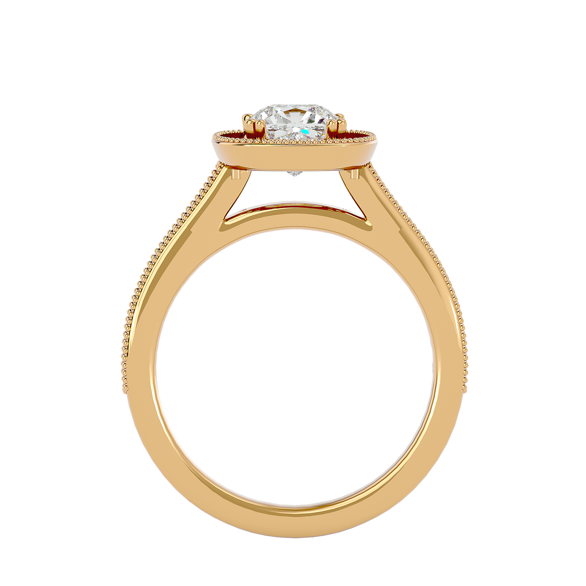 Daisy Diamond Halo Ring