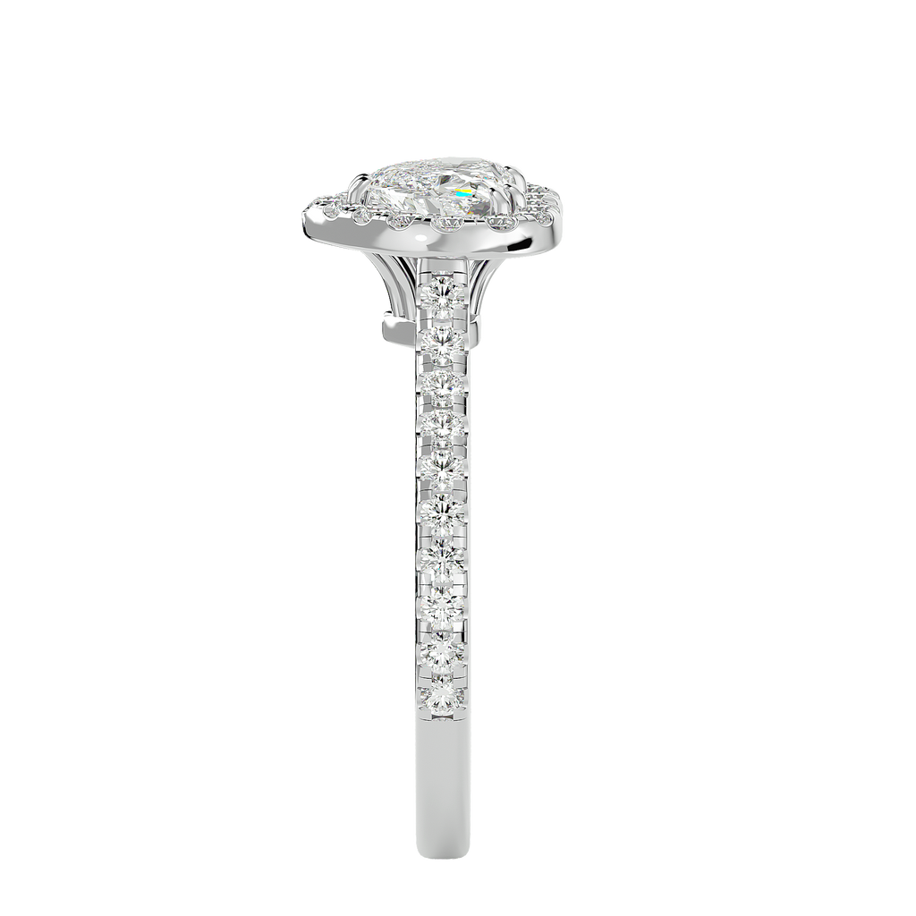 Ezra Diamond Halo Ring