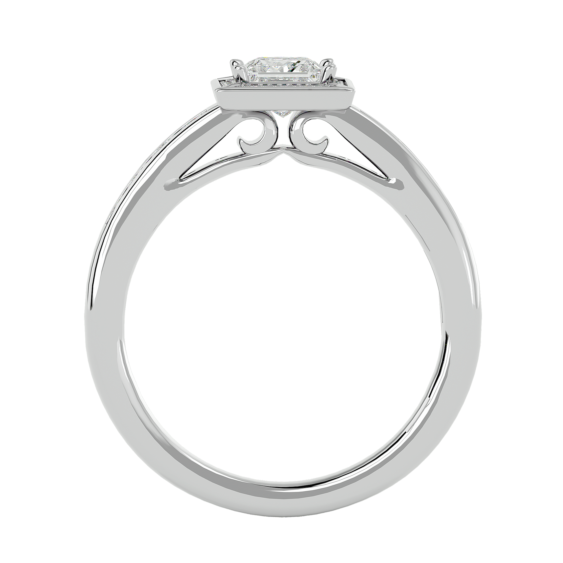 Eden Diamond Halo Ring
