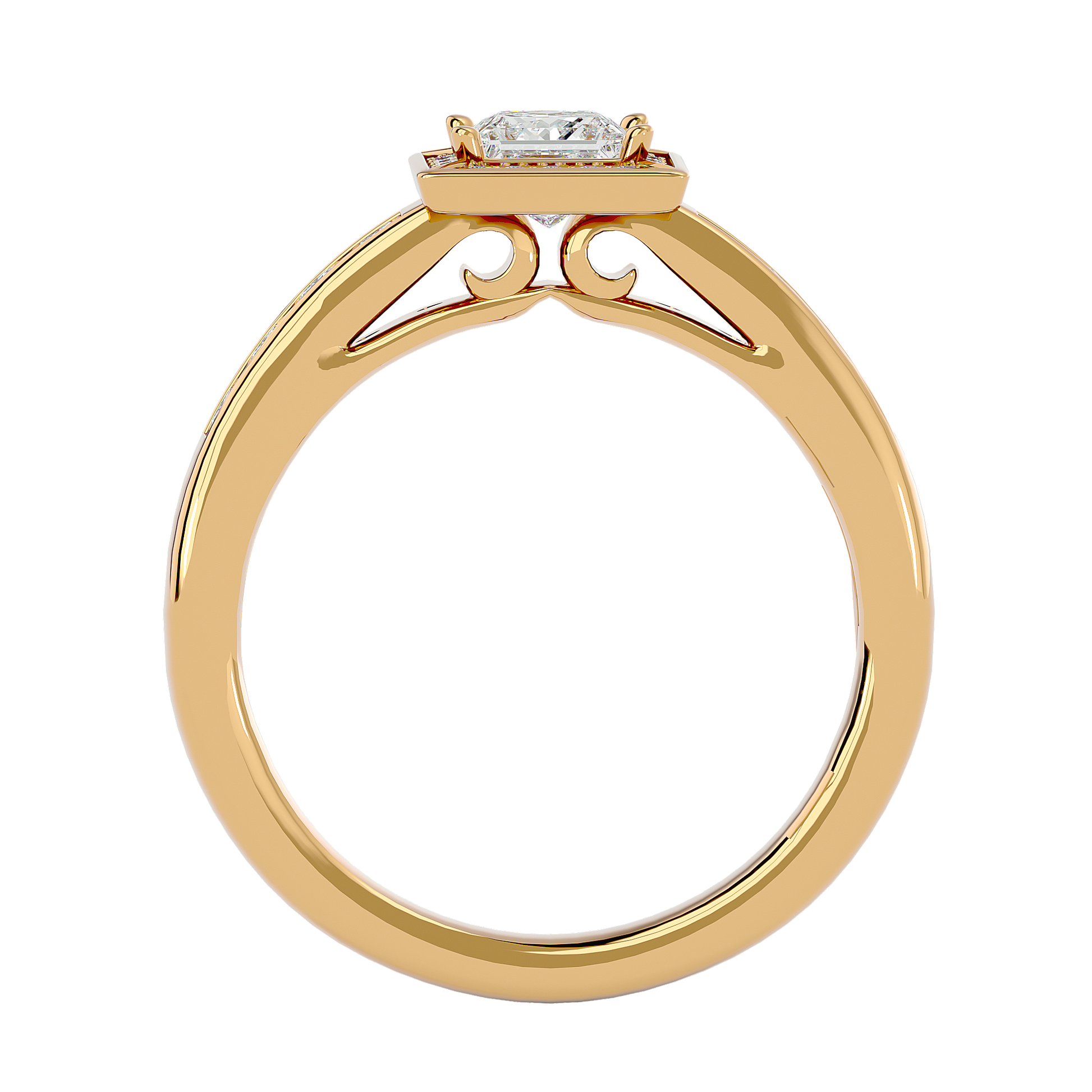 Eden Diamond Halo Ring