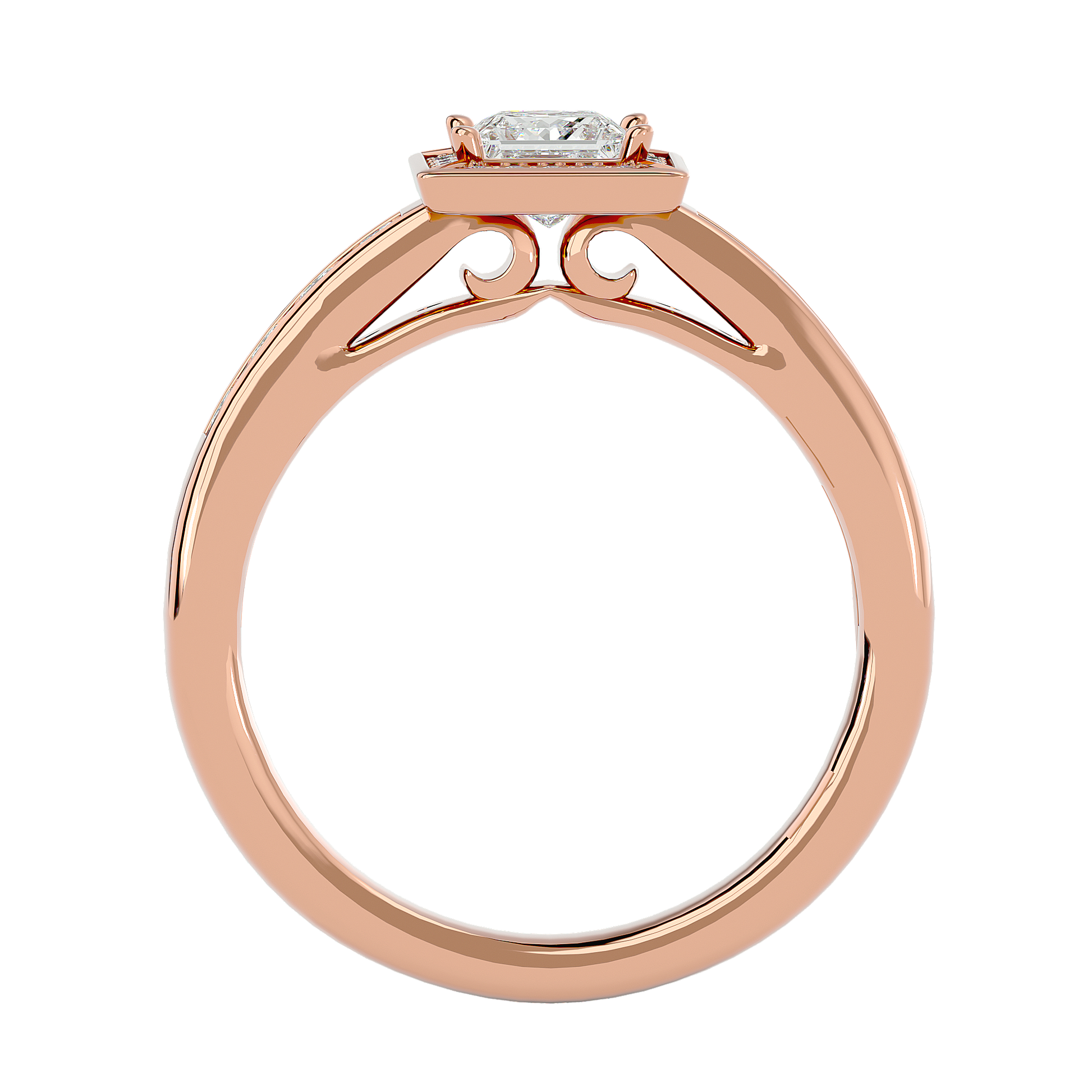 Eden Diamond Halo Ring