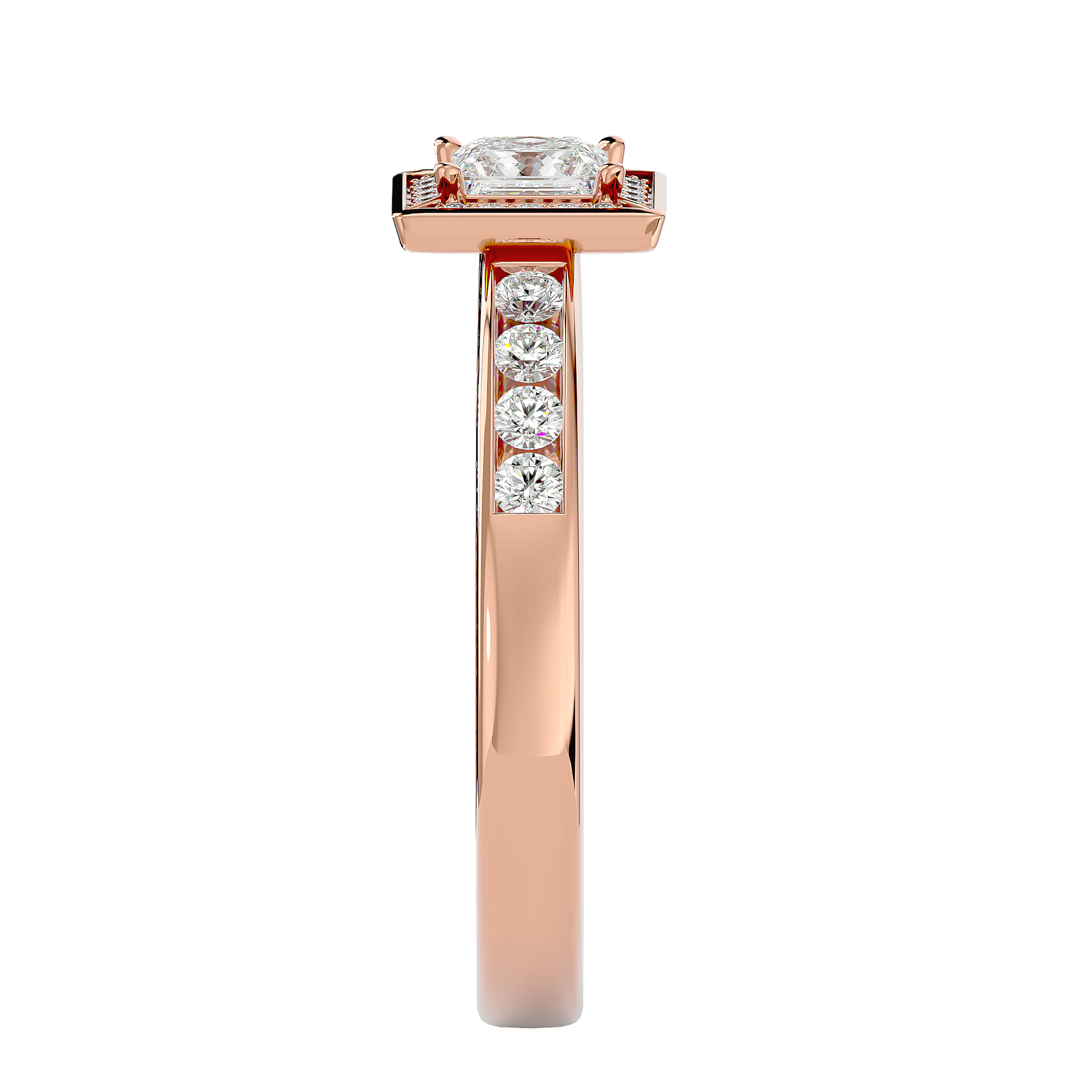 Eden Diamond Halo Ring