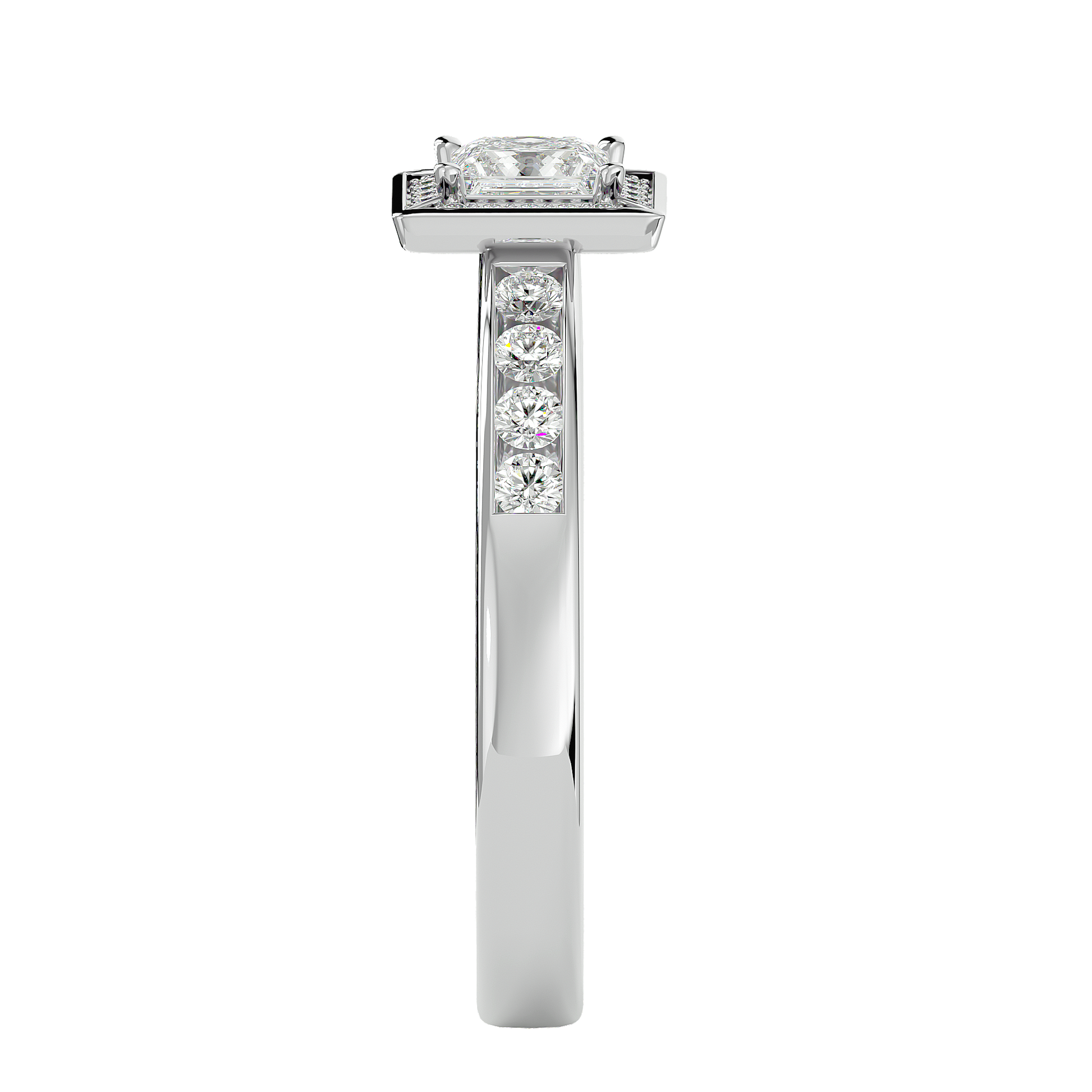 Eden Diamond Halo Ring