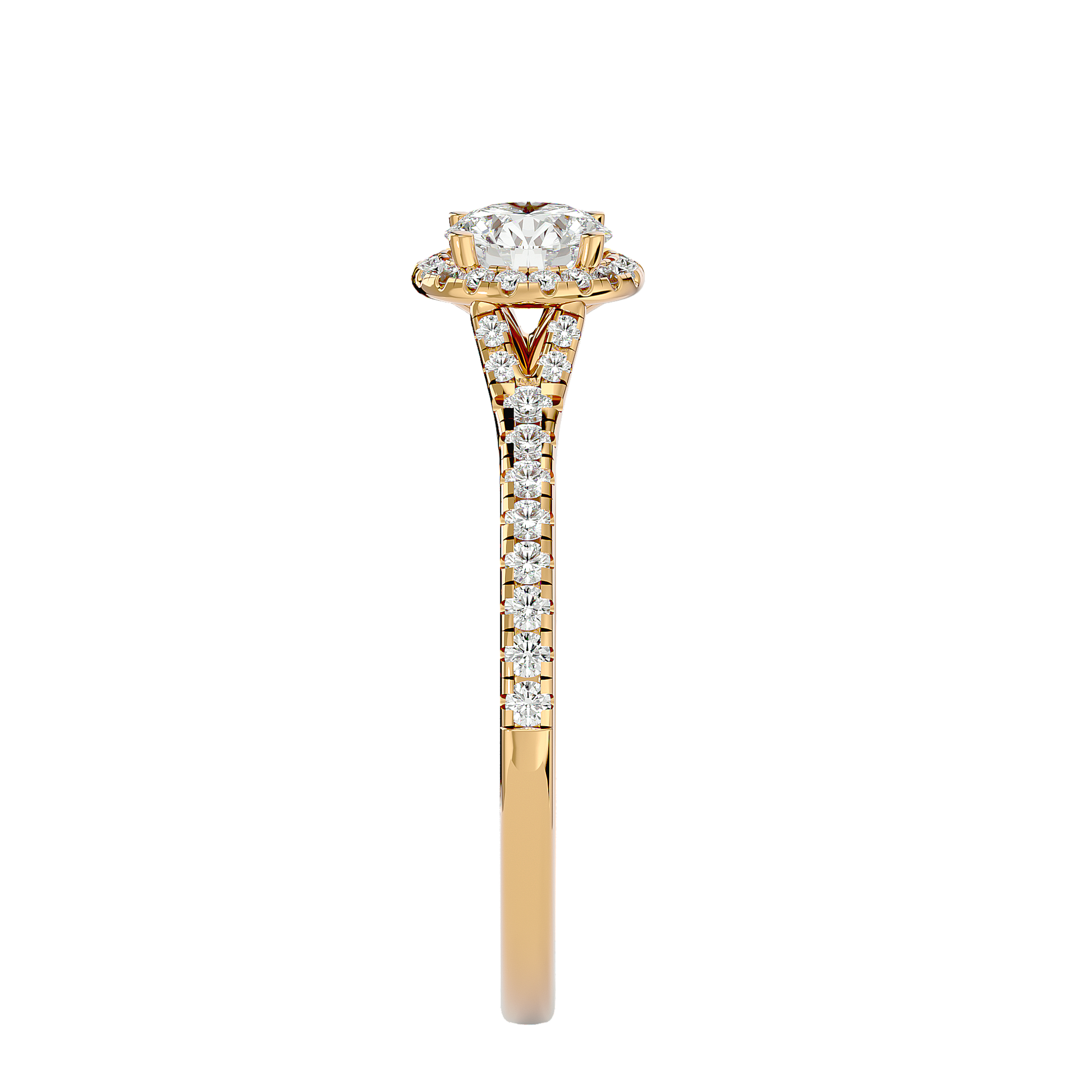 Noah Diamond Halo Ring