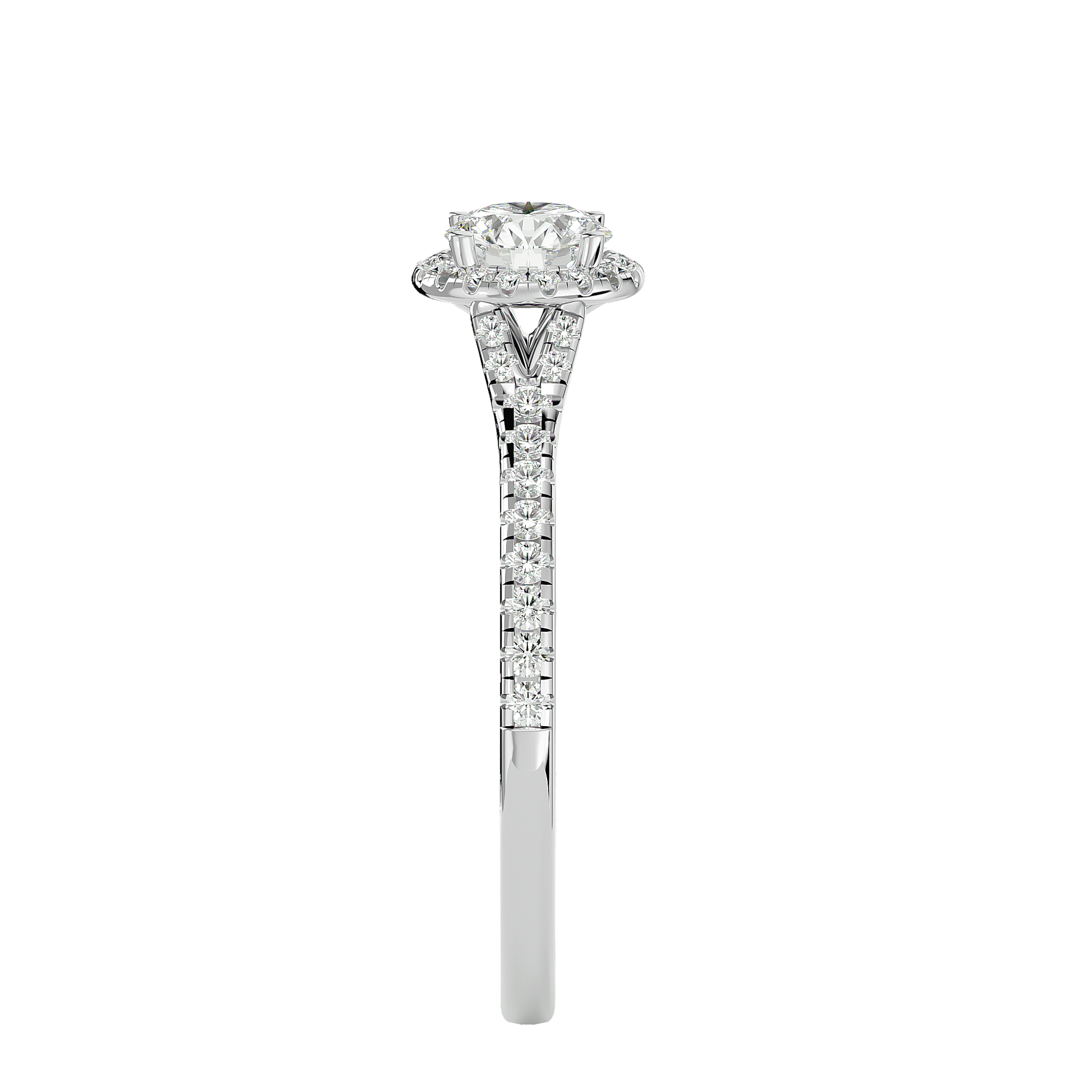Noah Diamond Halo Ring