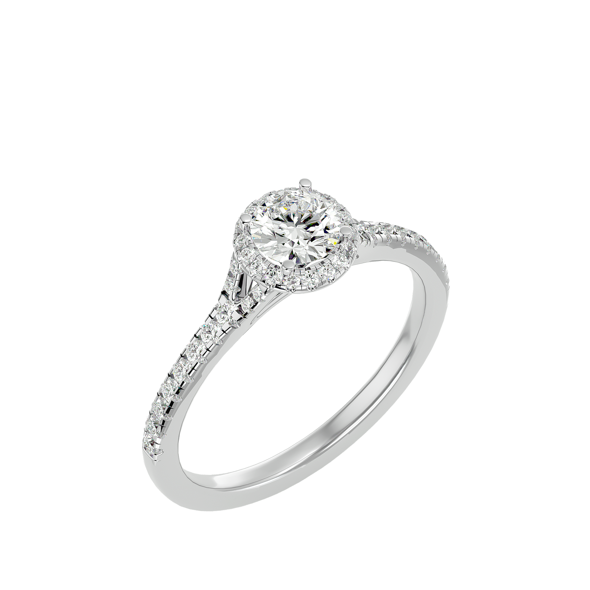 Noah Diamond Halo Ring