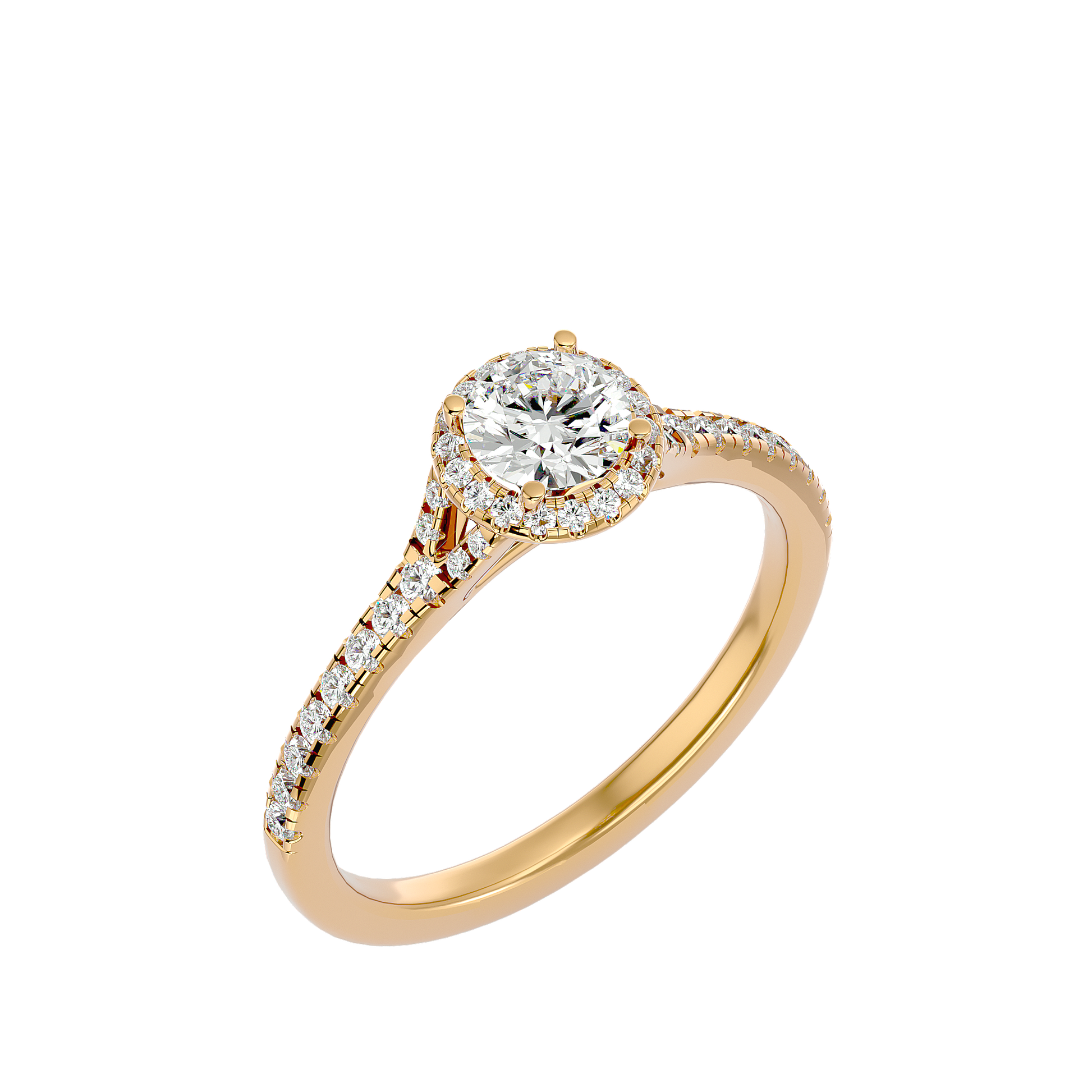 Noah Diamond Halo Ring