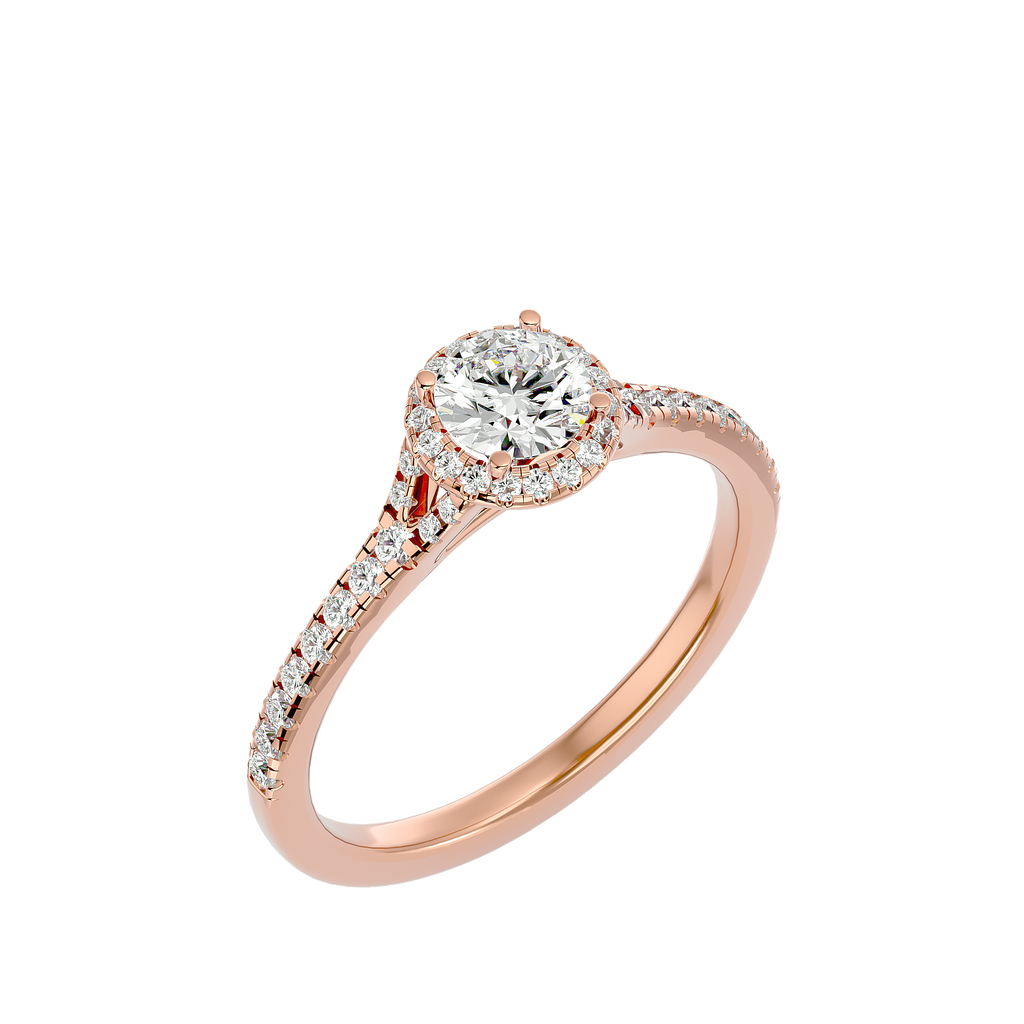 Noah Diamond Halo Ring