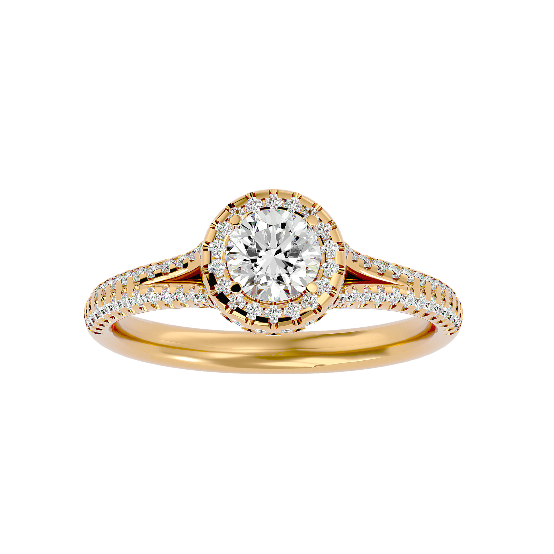 Zoey Diamond Halo Ring