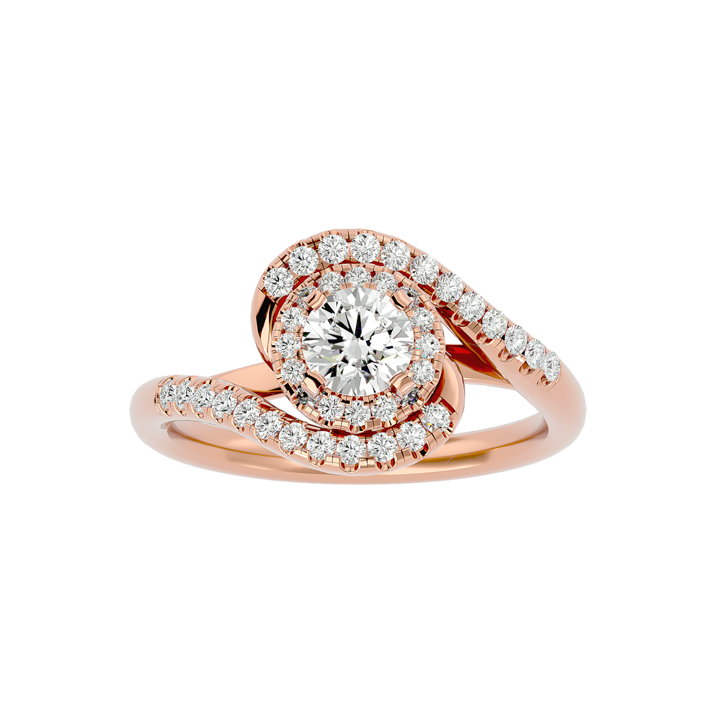 Natalie Diamond Halo Ring