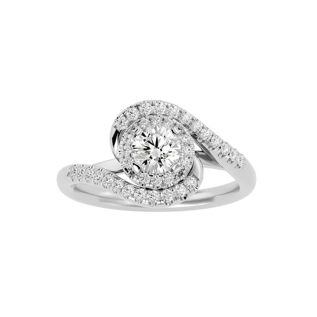Natalie Diamond Halo Ring